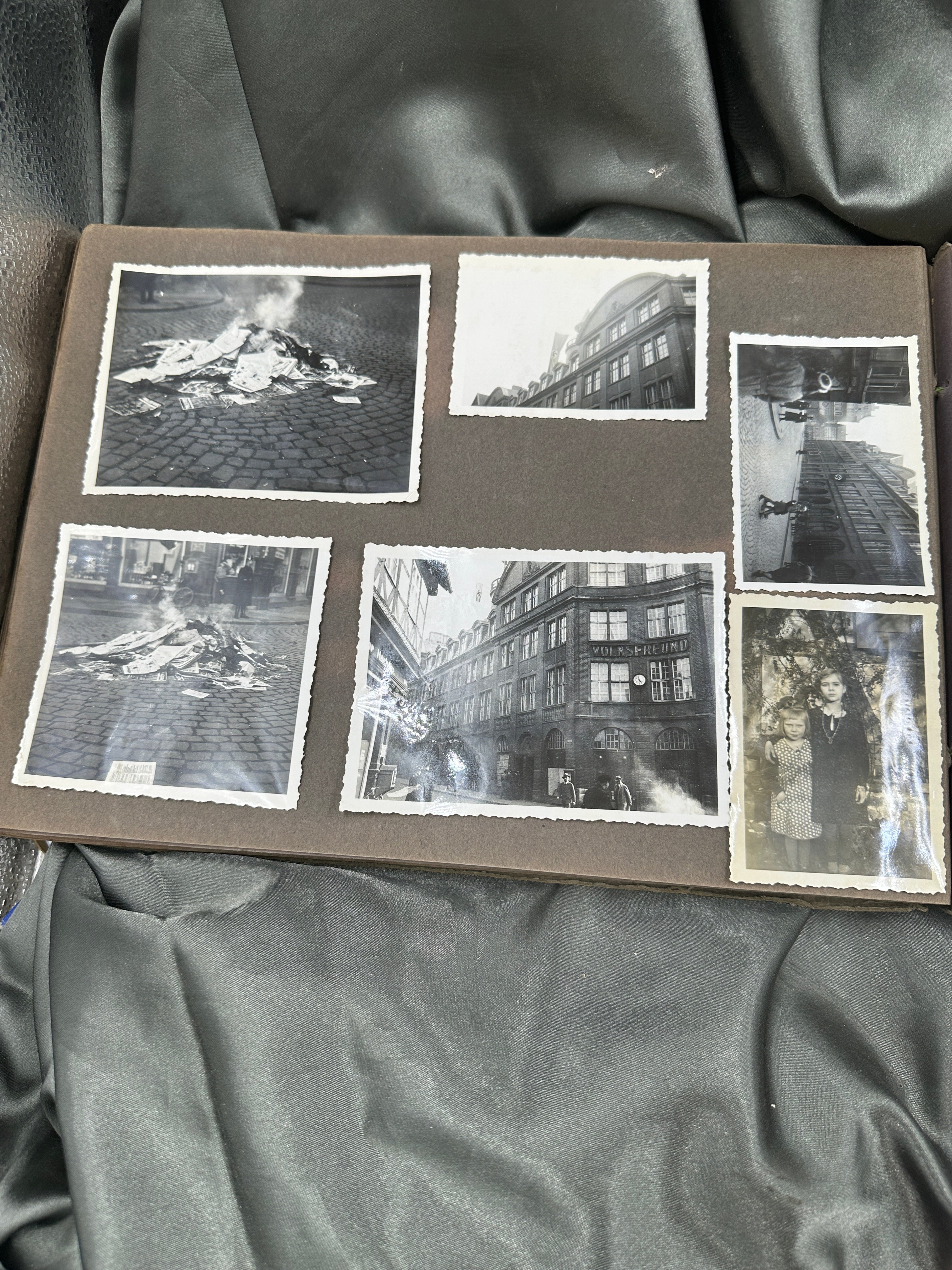 WWII GERMAN SA 'BOOK BURNING' & NURSES PHOTO ALBUM — image 2