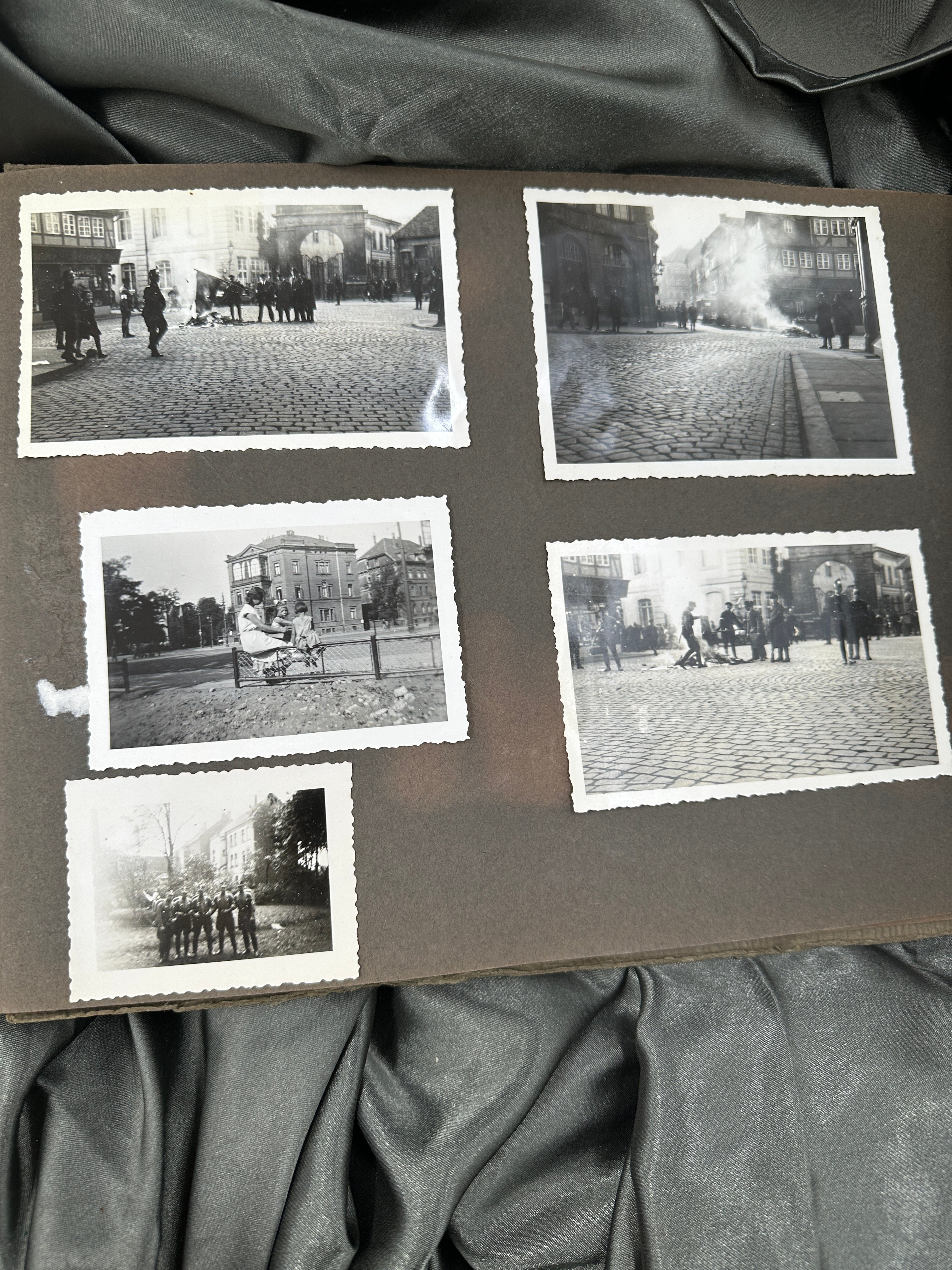 WWII GERMAN SA 'BOOK BURNING' & NURSES PHOTO ALBUM — image 3
