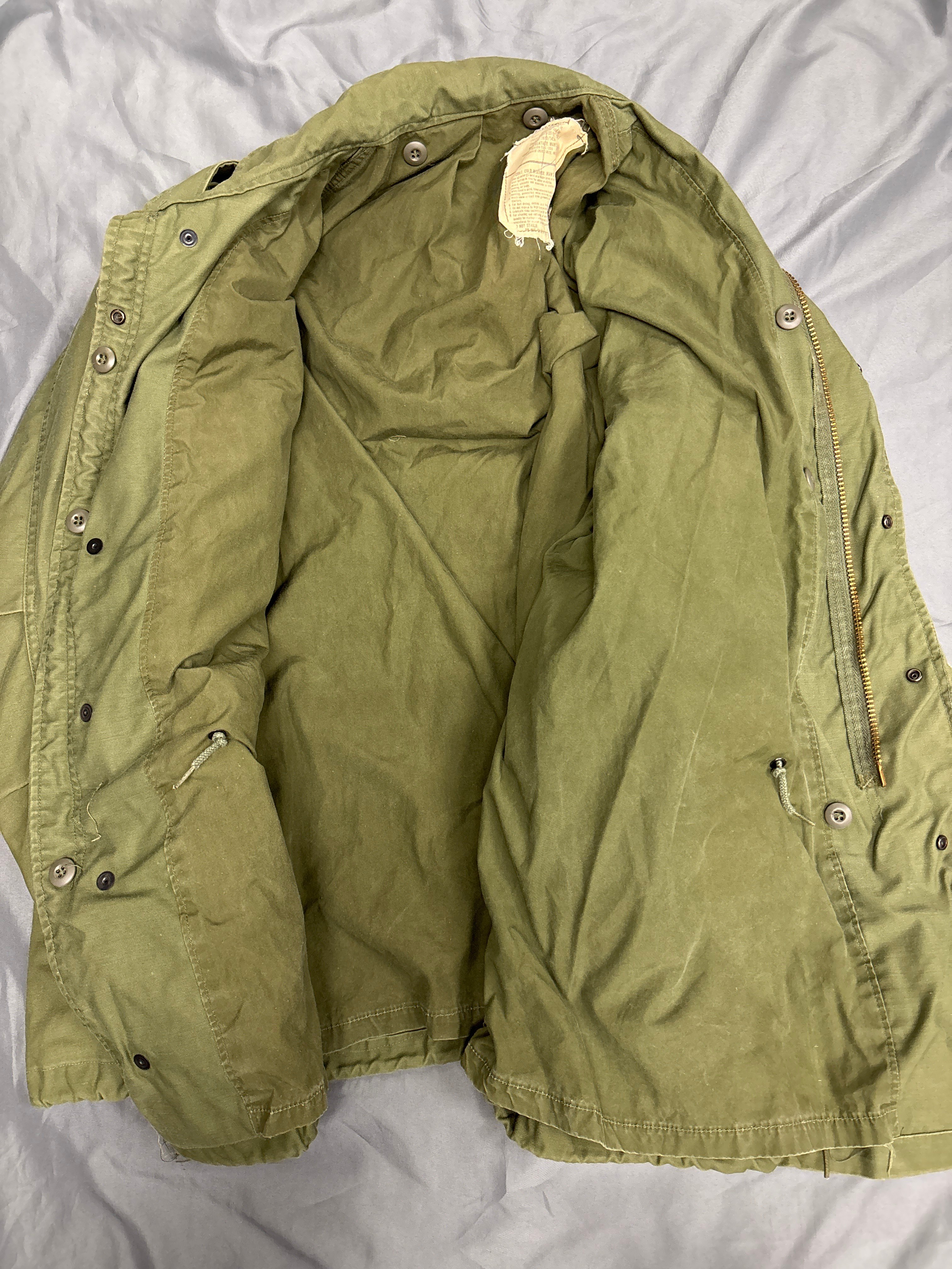 RARE VIETNAM WAR ERA M65 SIZE X-LARGE — image 2