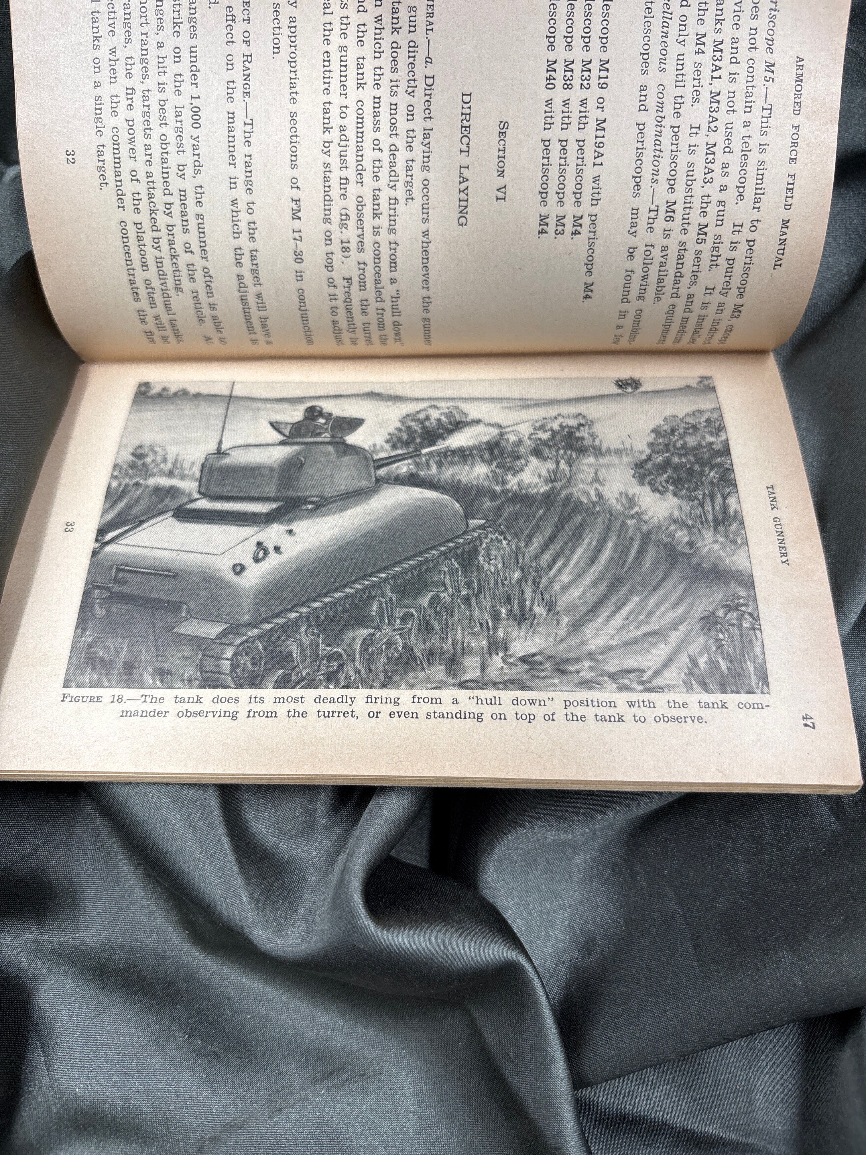 WWII ARMORED FORCE FIELD MANUAL - TANK GUNNERY — image 3