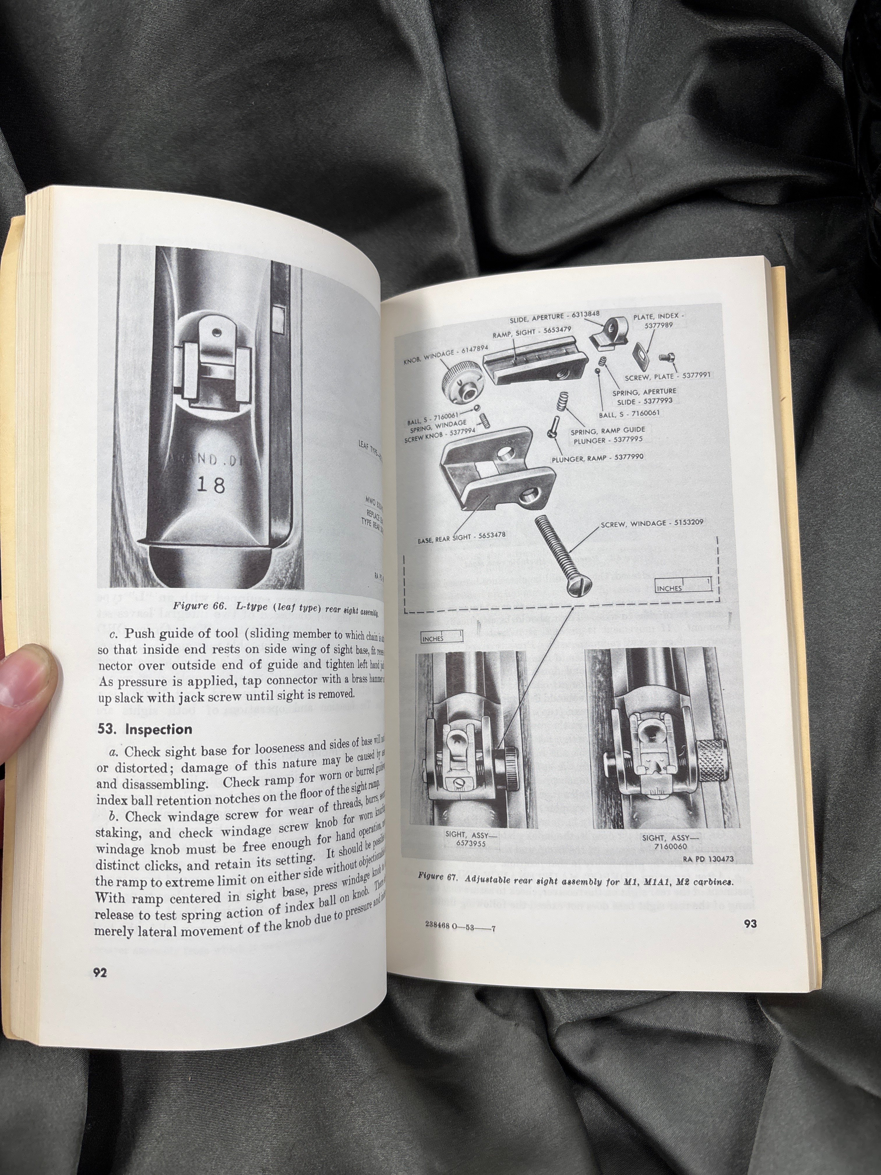 1950'S CAL .30 CARBINES, M1, M1A1, M2 AND M3 TRAINING MANUAL — image 3