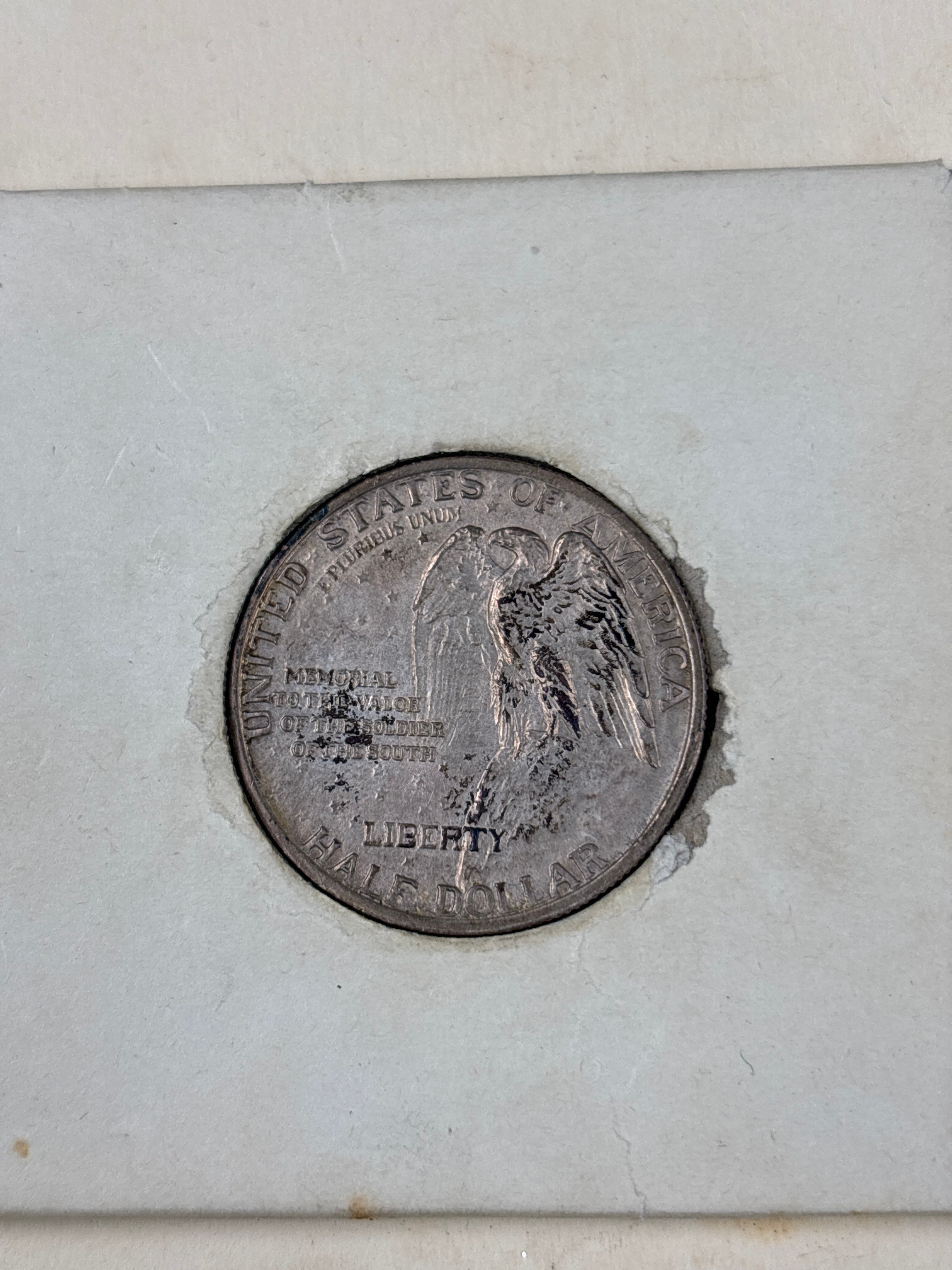 VALOR OF THE SOLDIER OF THE SOUTH SILVER COIN — image 2