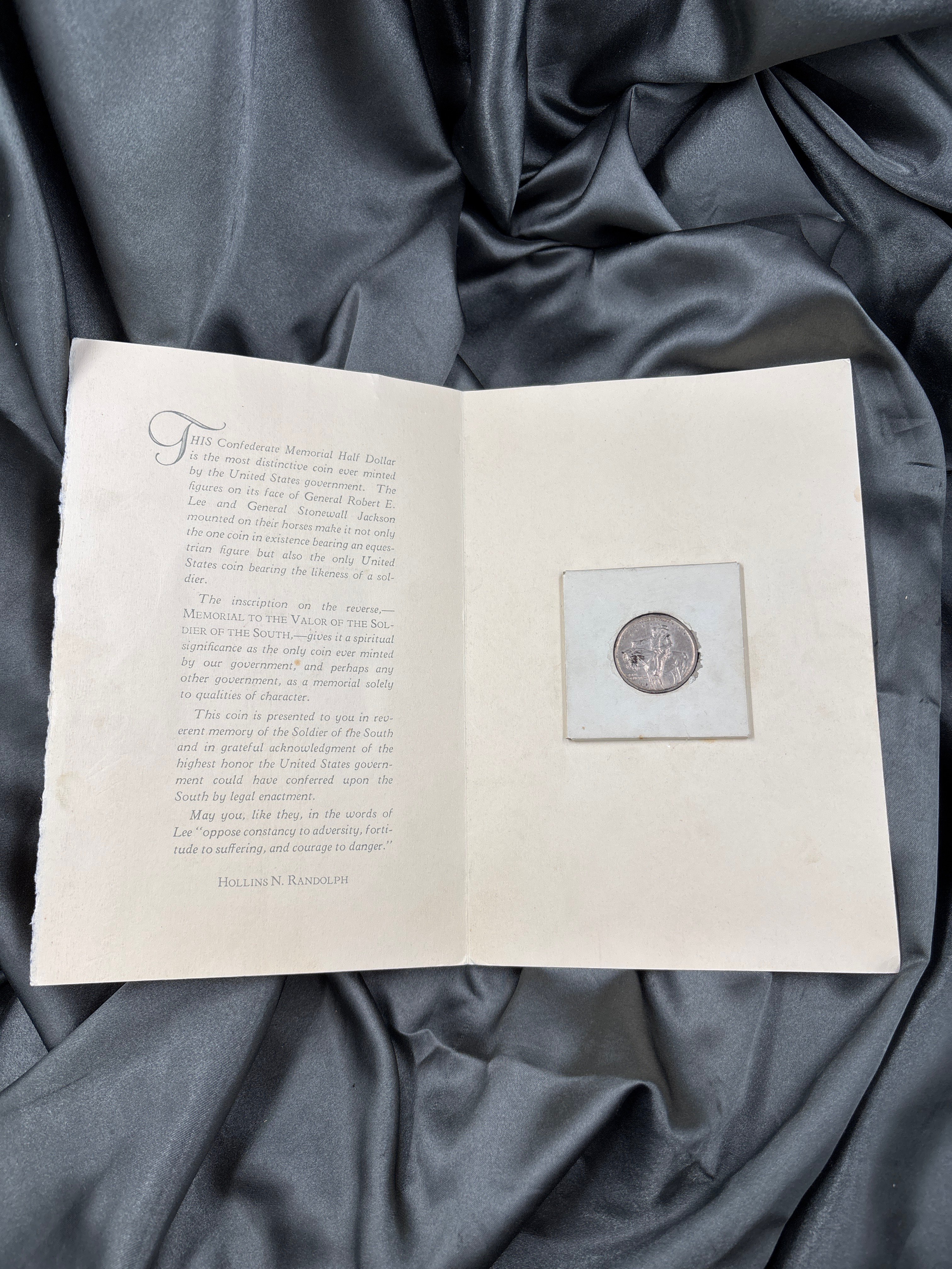 VALOR OF THE SOLDIER OF THE SOUTH SILVER COIN — image 5
