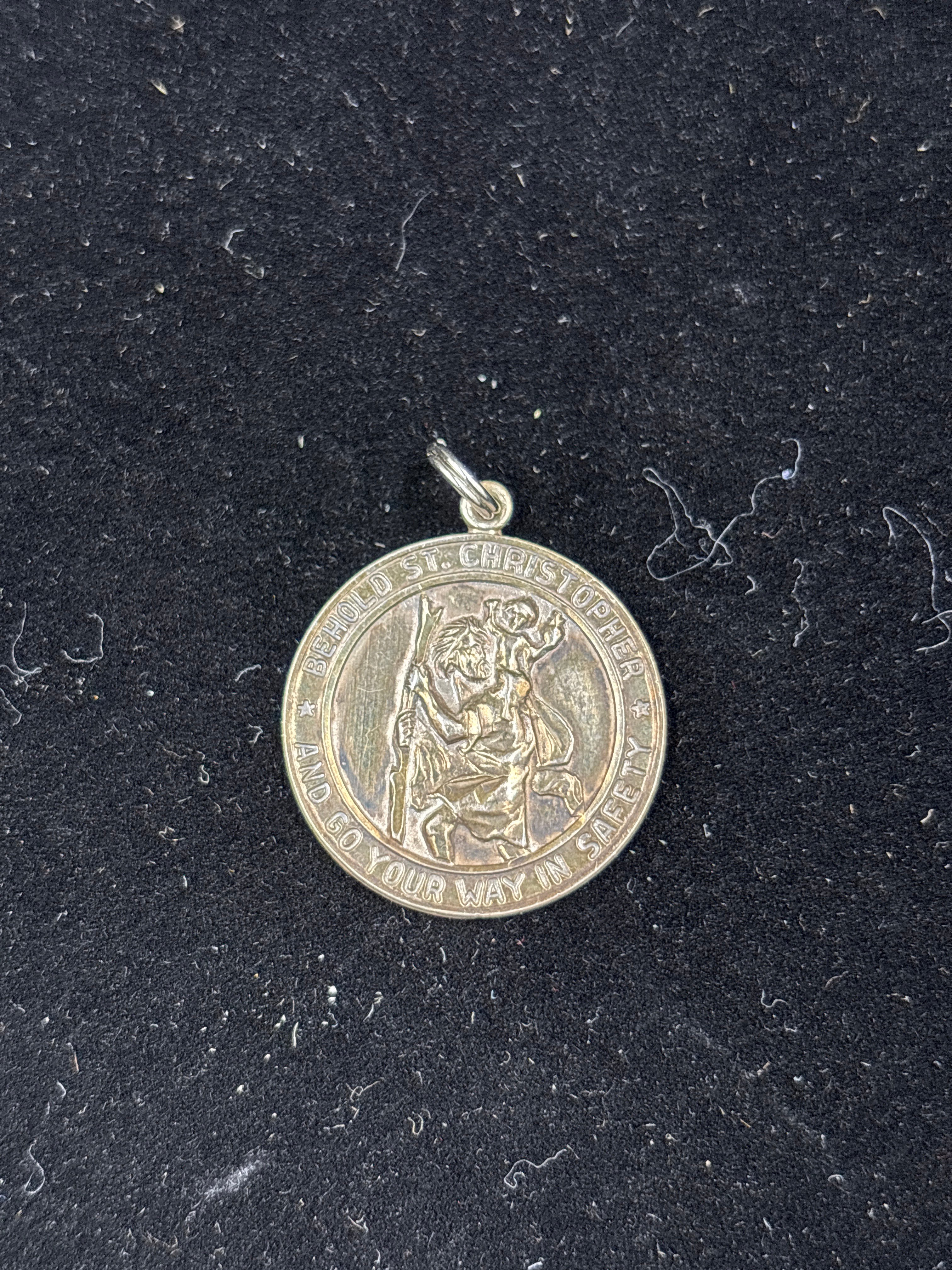 AIR FORCES FLYERS MILITARY SAINT CHRISTOPHER NECKLACE CHARM — image 2