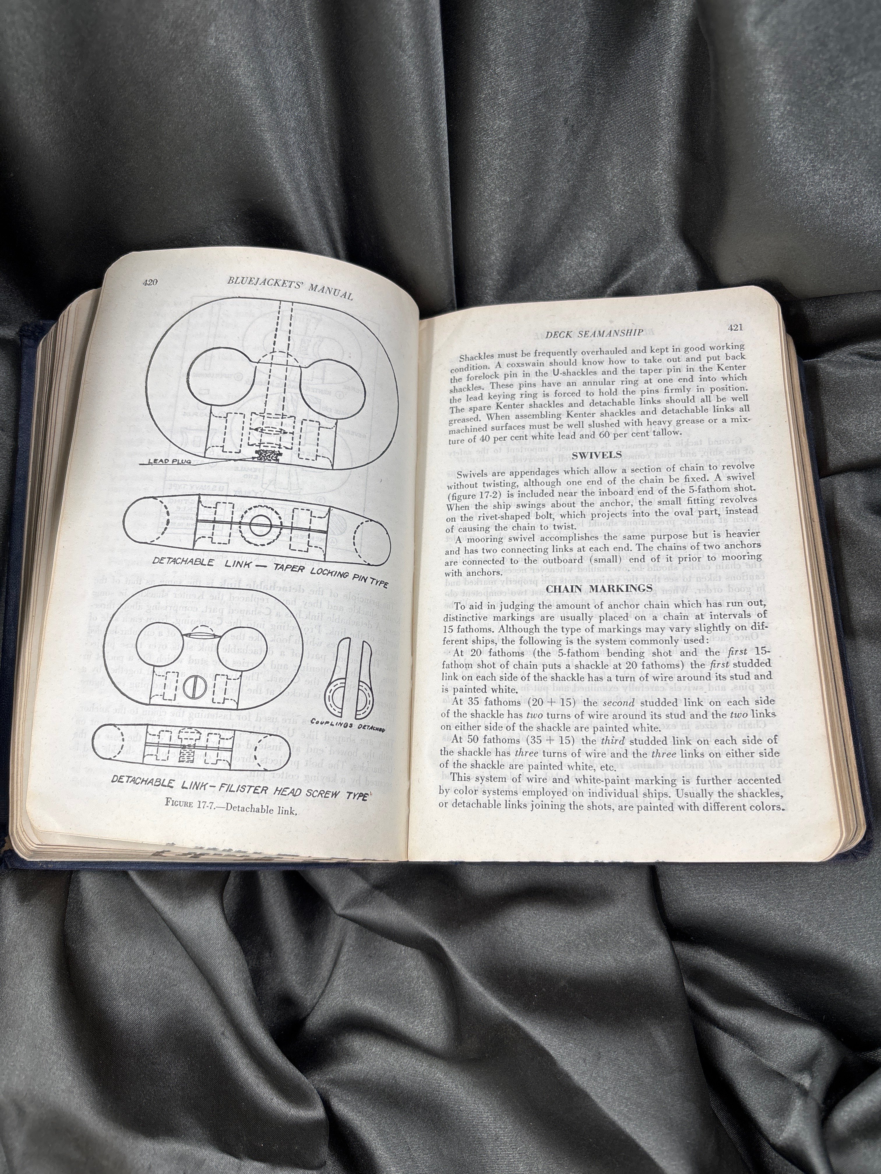 WWII US NAVY 1943 BLUE JACKET MANUAL — image 3