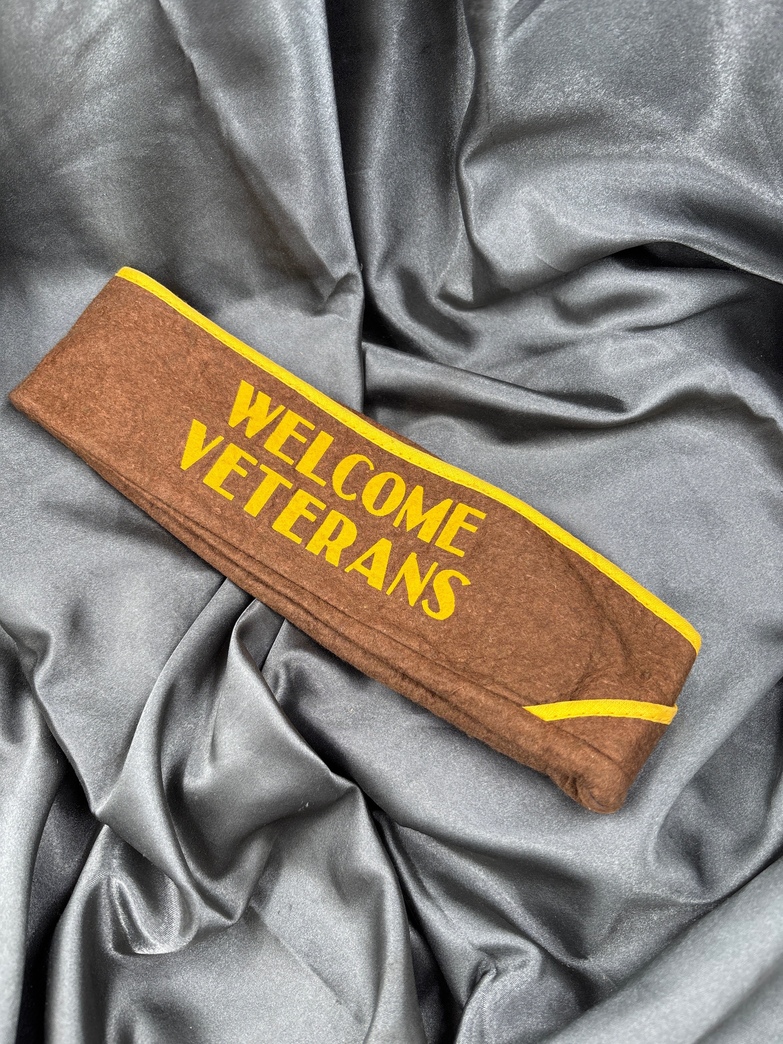 WWI PARADE WELCOME VETERANS GARRISON CAP — image 2