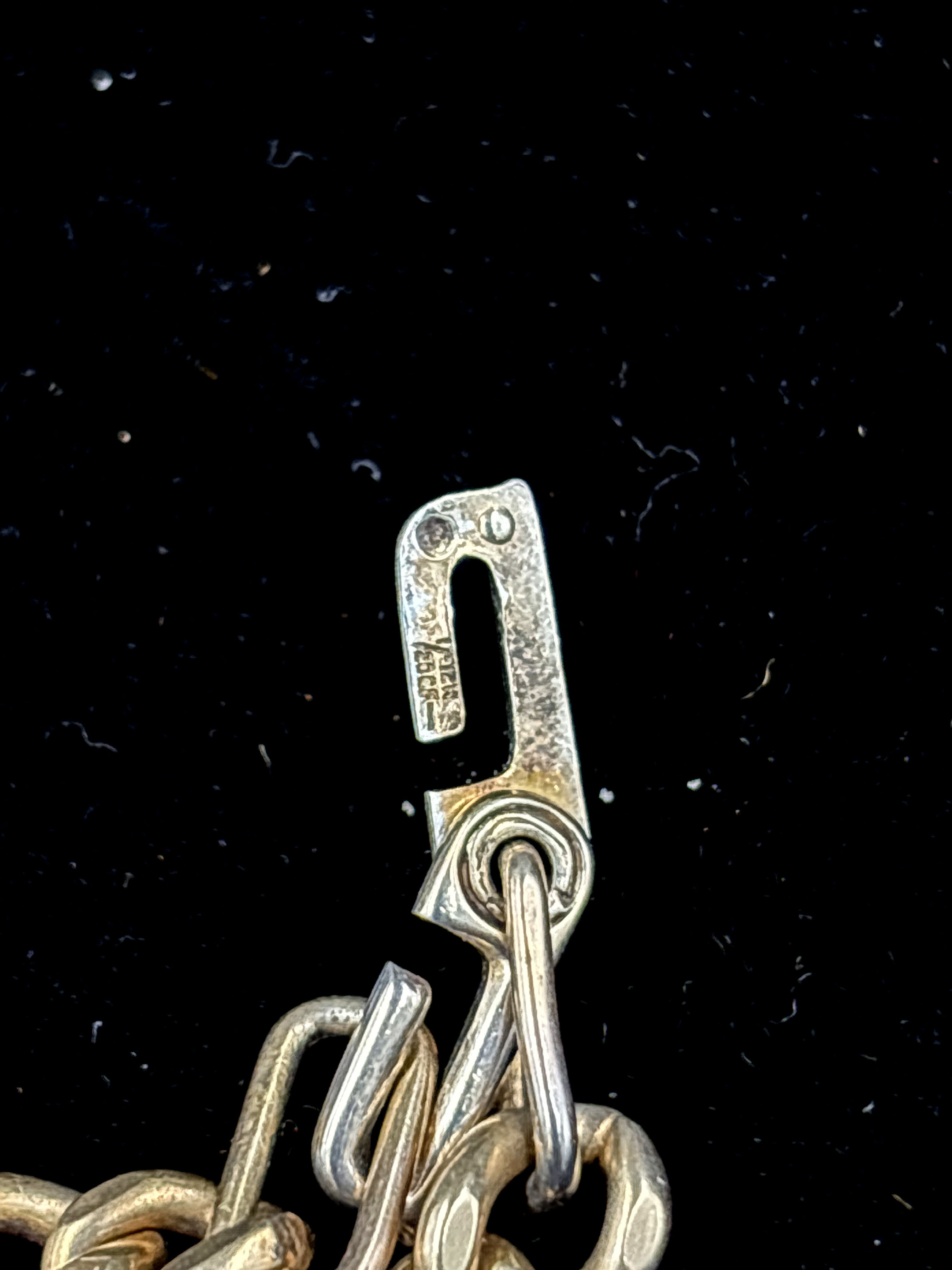 WWII US NAVY FLIGHT BRACELET GOLD AND STERLING — image 3