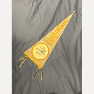WWII ERA CAMP CROWDER SIGNAL CORPS FELT PENNANT