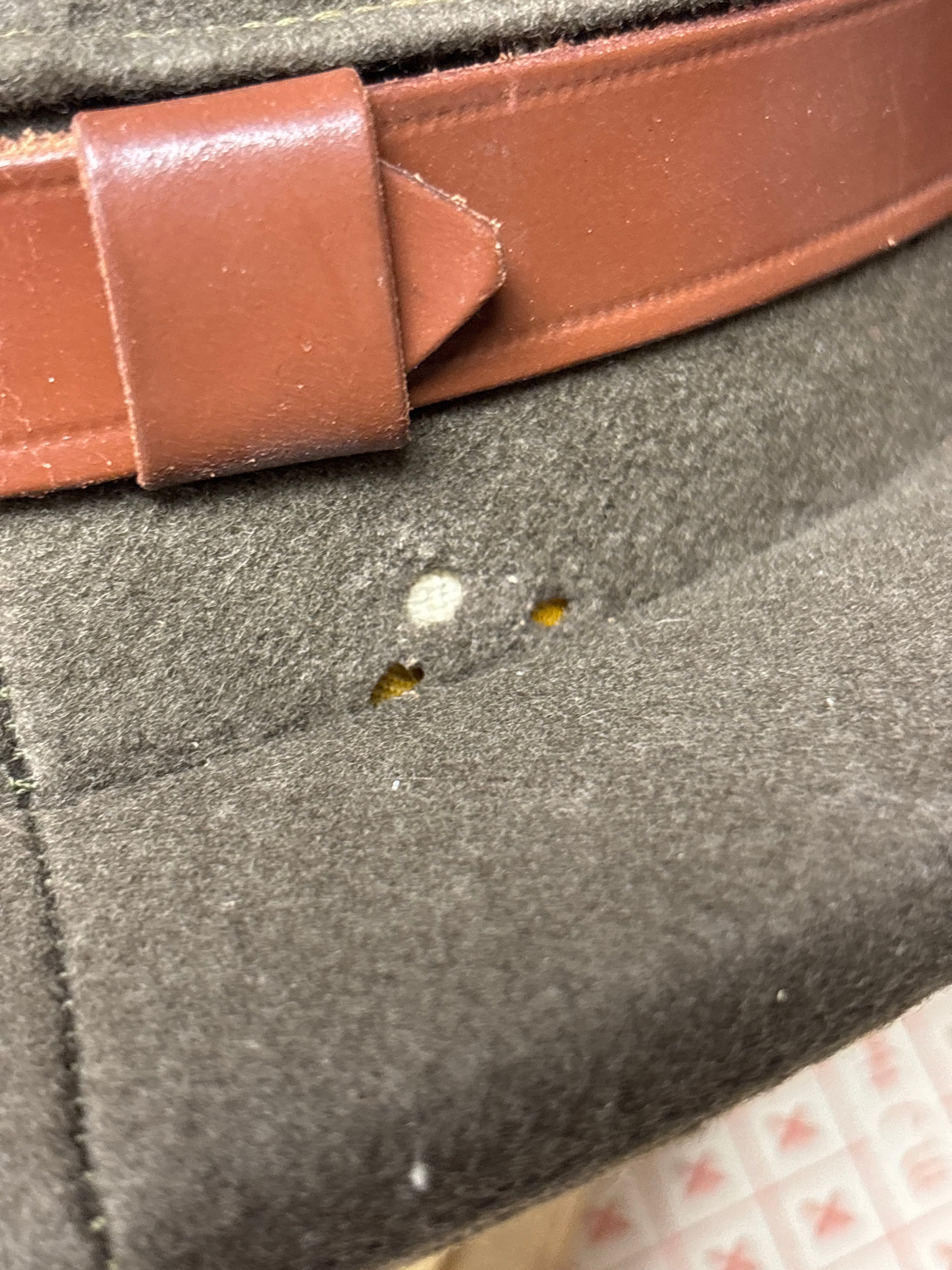 WWII US ENLISTED VISOR CAP SIZE 7 1/4 WITH COVER — image 7