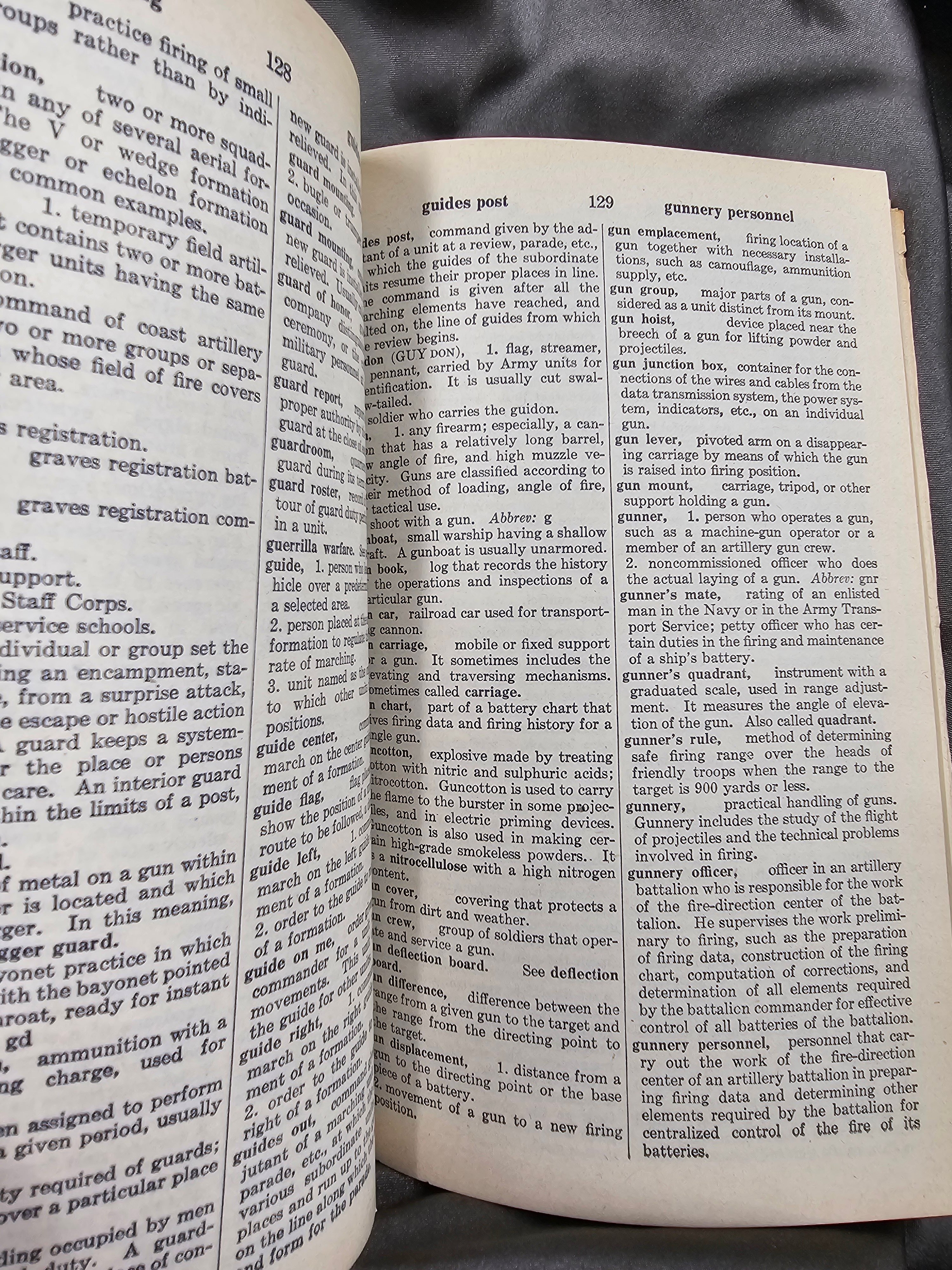 WWII US DICTIONARY OF UNITED STATES ARMY TERMS — image 3