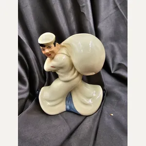 WWII US NAVY SAILOR PIGGY BANK