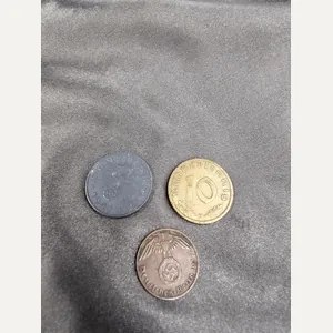 WWII ERA GERMAN COINS SET