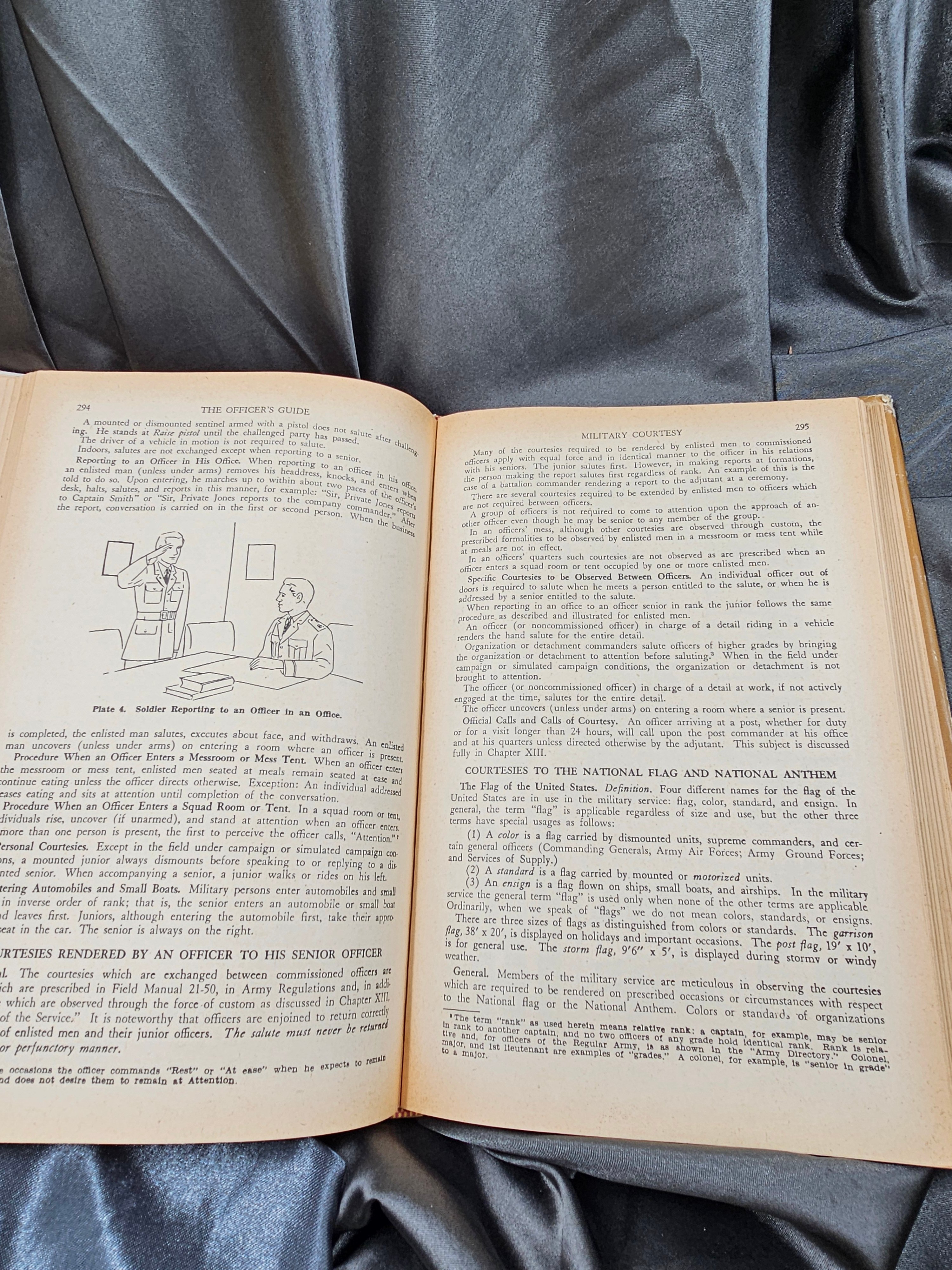 WWII US ARMY OFFICERS GUIDE — image 4