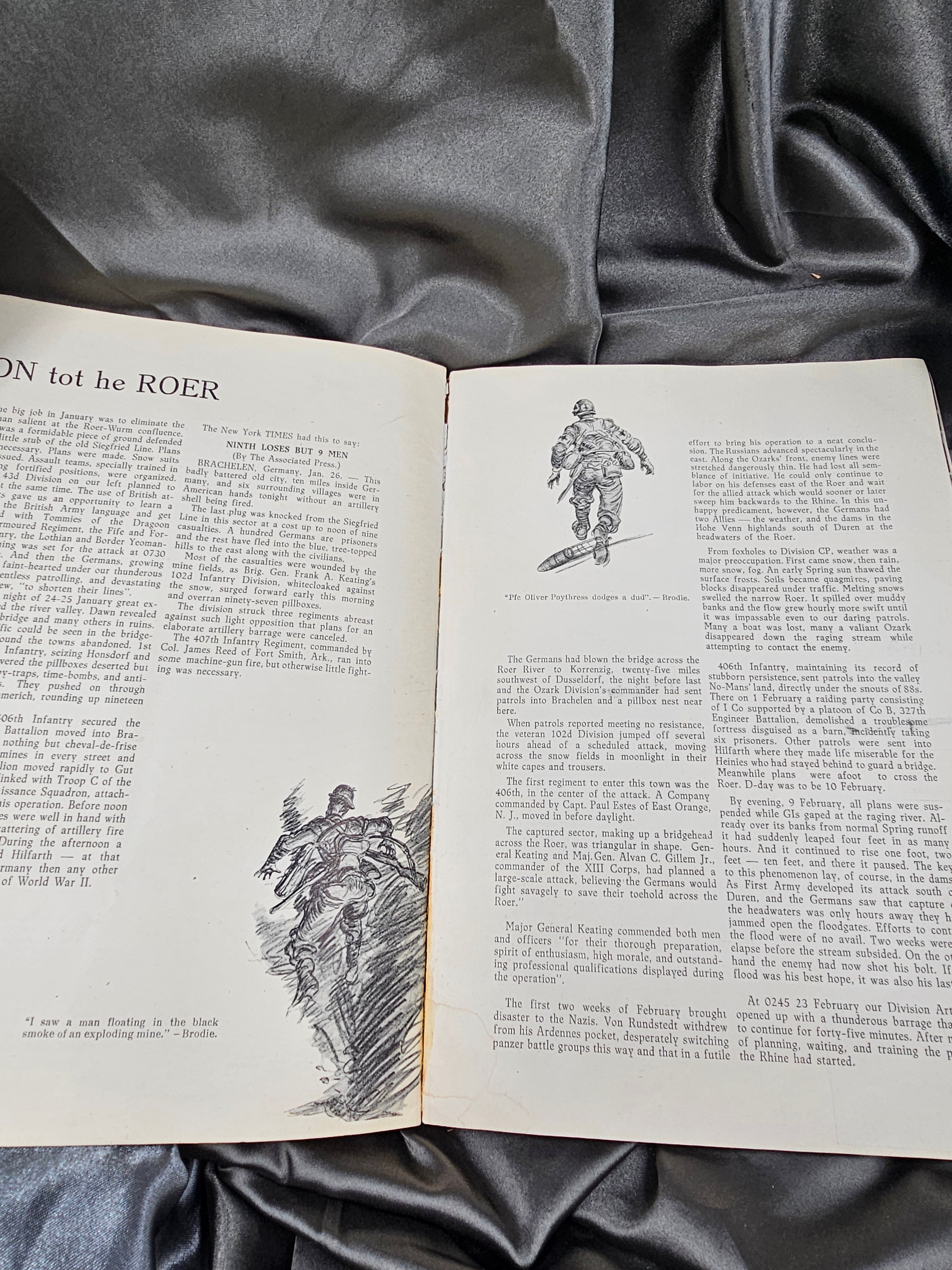 WWII US 102TH INFANTRY DIVISION THRU GERMANY UNIT HISTORY BOOK — image 3