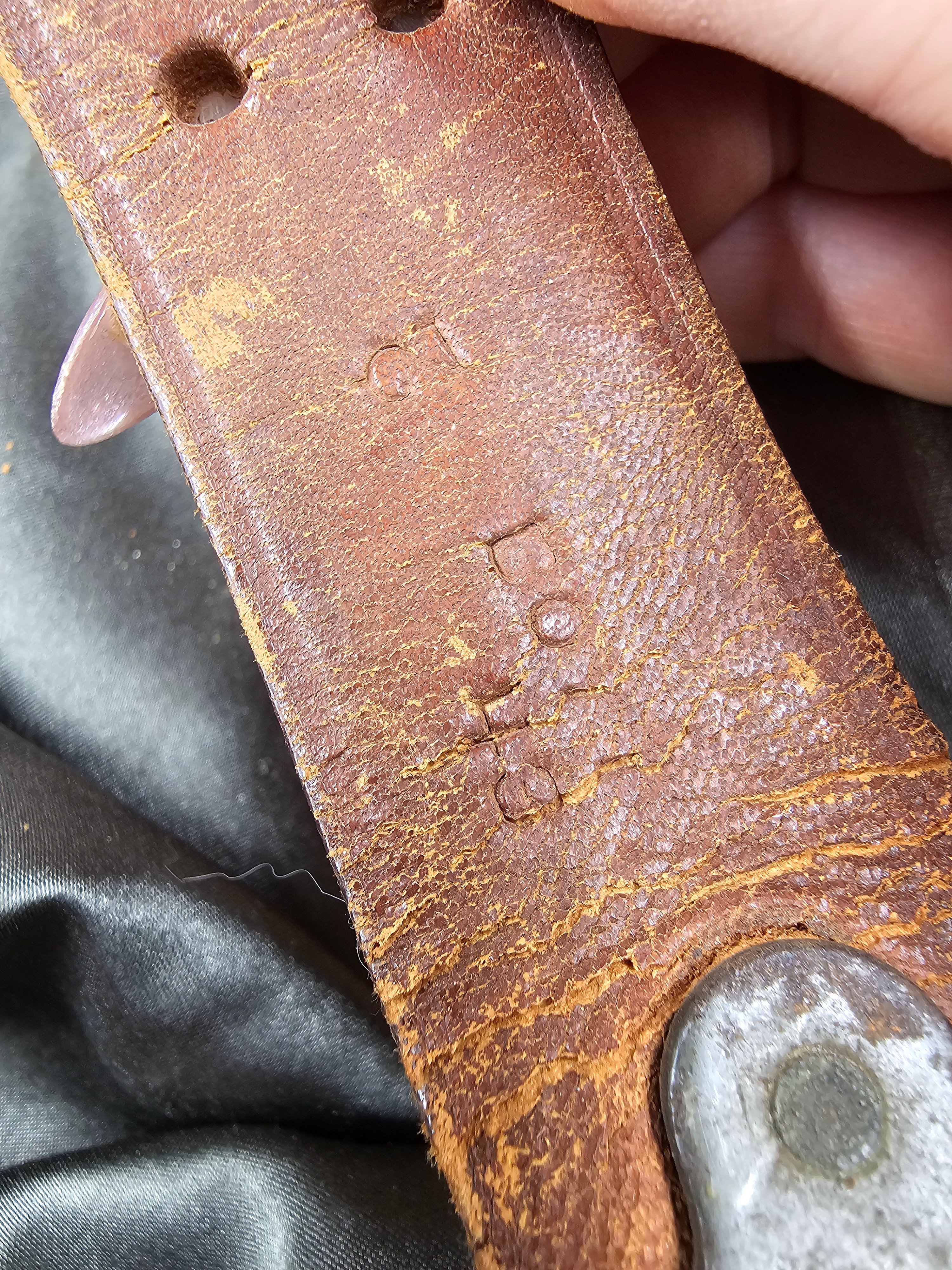 WWII US M1 GARAND BOYT 43 RIFLE LEATHER SLING — image 2