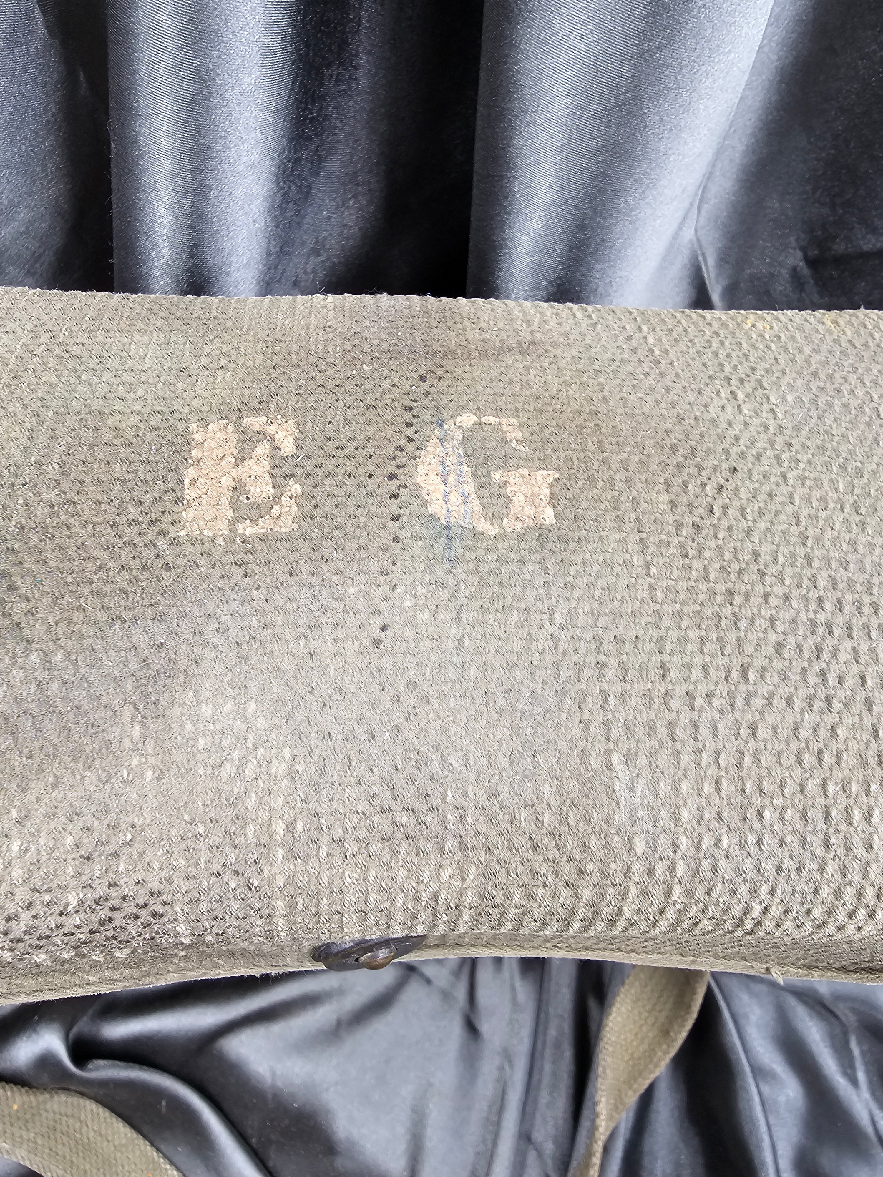 BELGIAN ARMY FIELD PHONE WITH CANVAS COVER — image 2