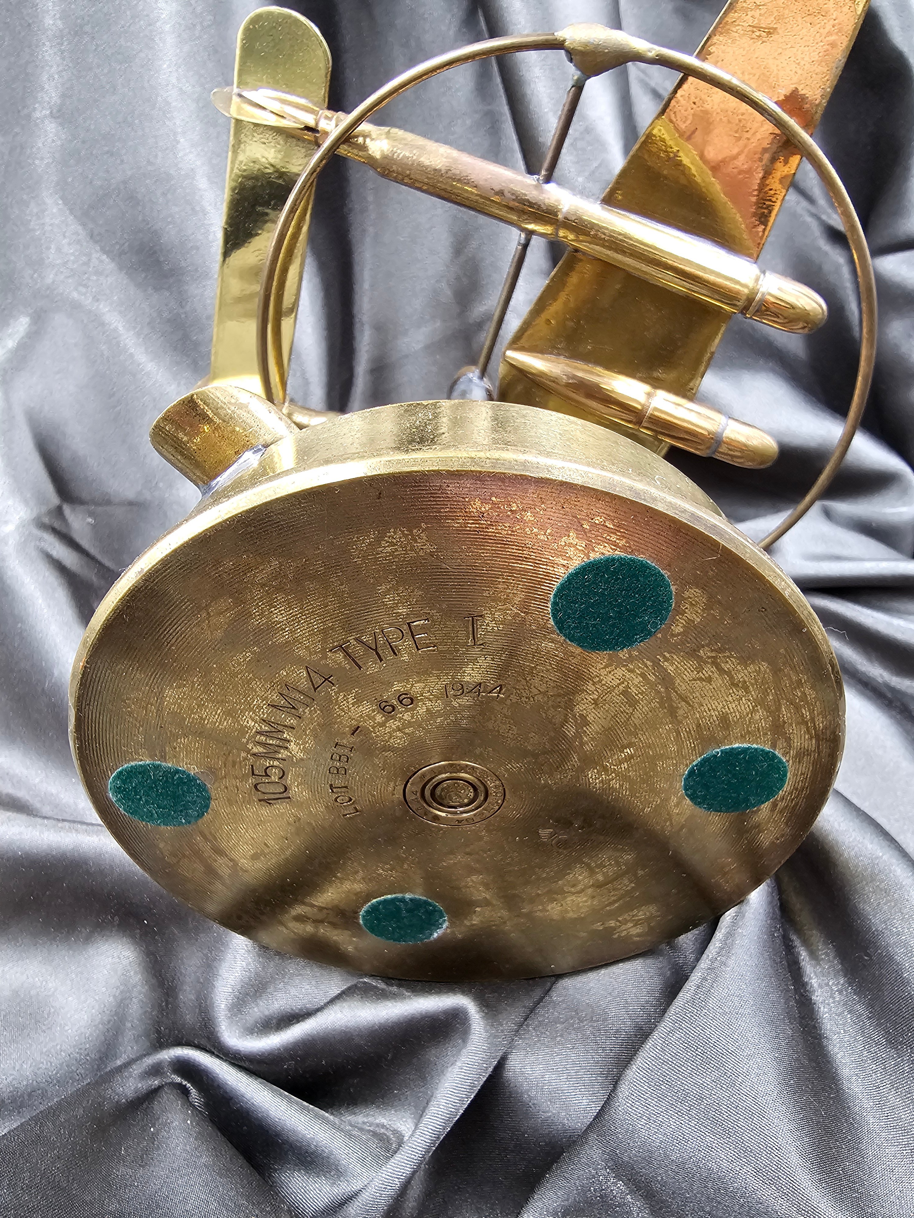 WWII US P38 TRENCH ART ASHTRAY — image 5