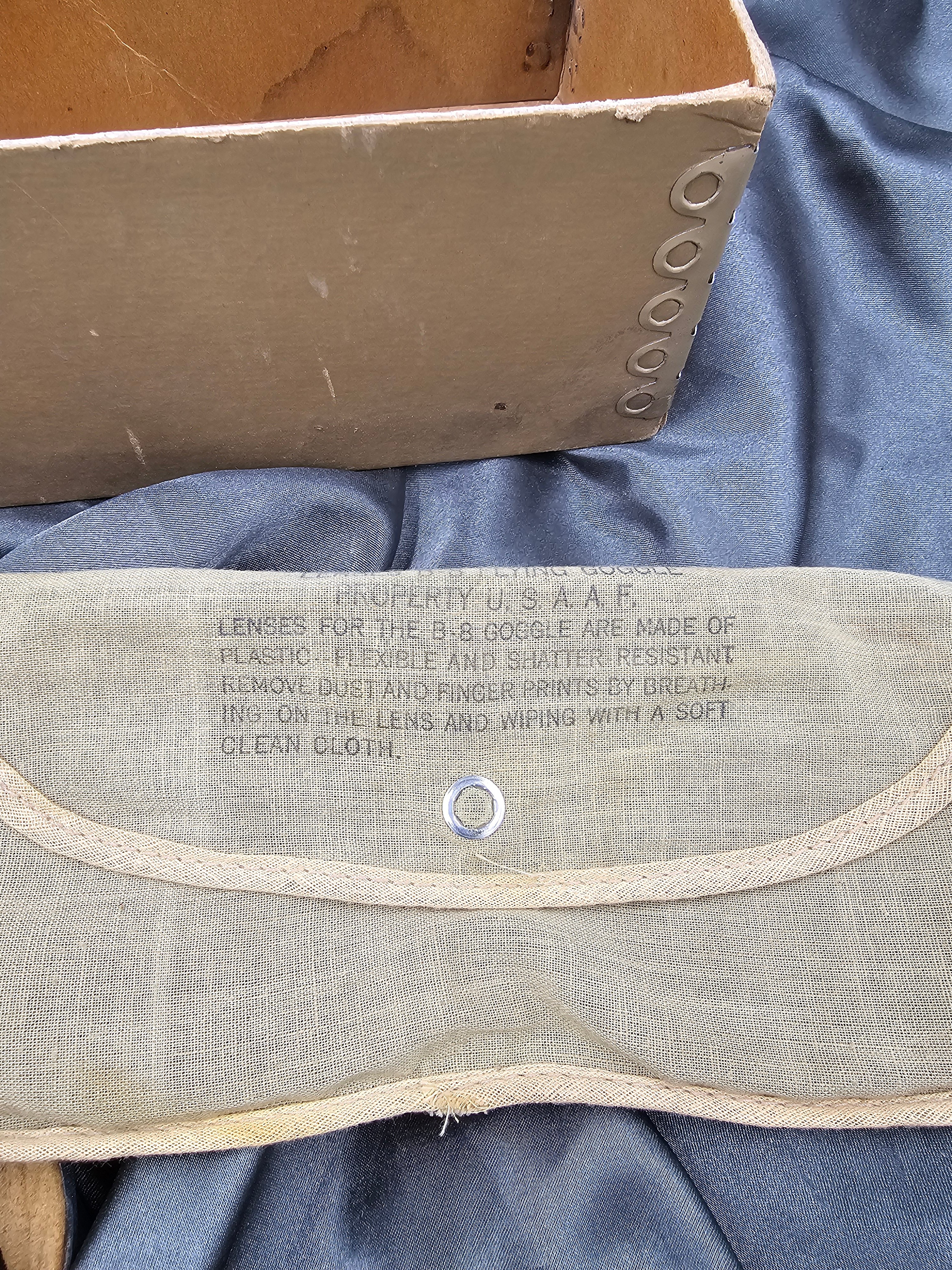 WWII US NAVY B-8 FLYING GOGGLE — image 5