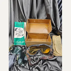 WWII US NAVY B-8 FLYING GOGGLE