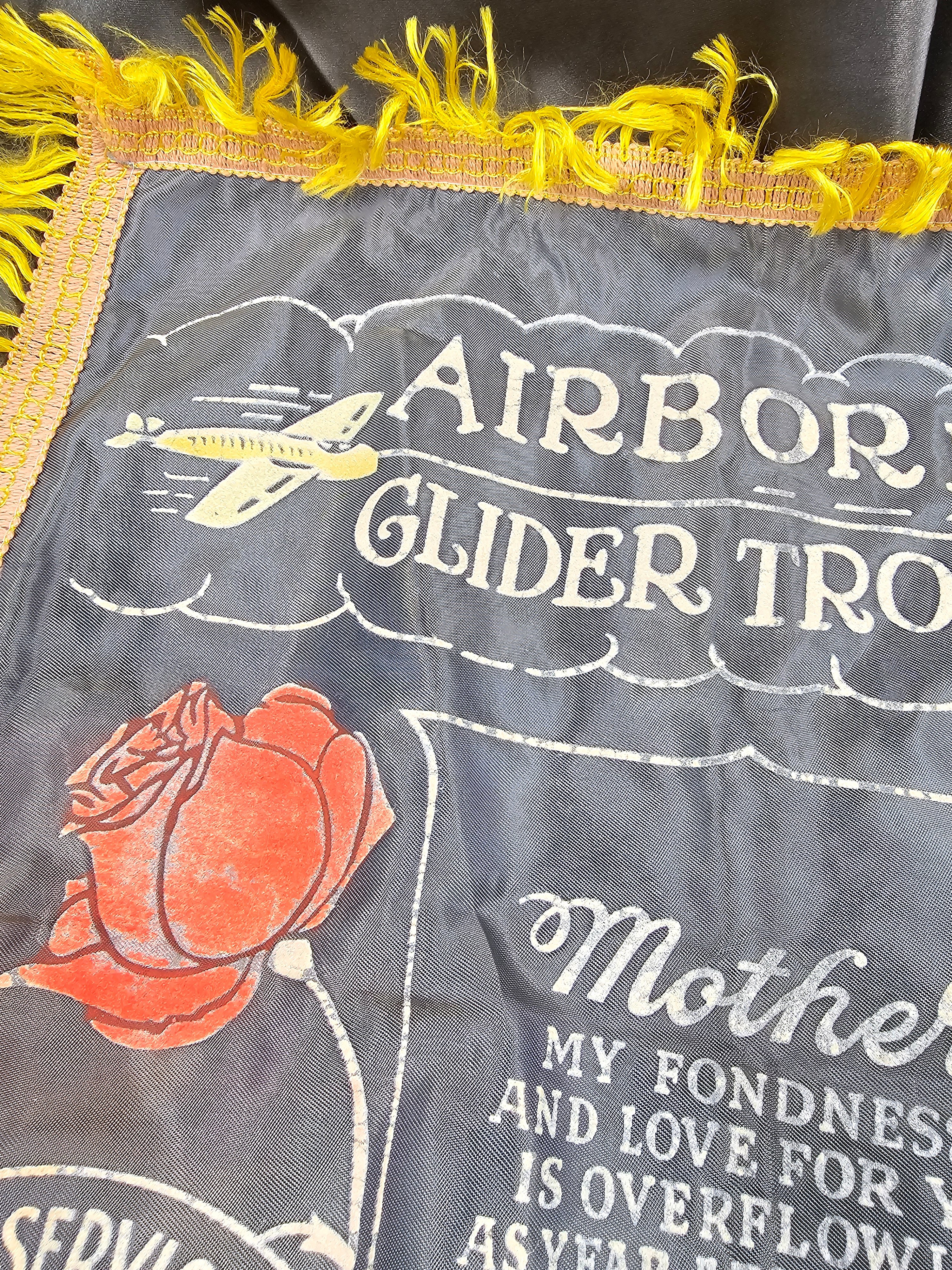 WWII CAMP MACKALL GLIDER TROOPS SWEETHEART PILLOW CASE — image 4