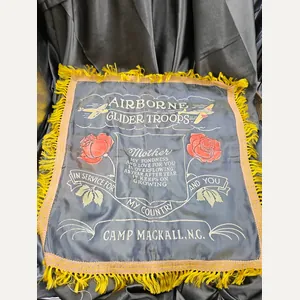 WWII CAMP MACKALL GLIDER TROOPS SWEETHEART PILLOW CASE