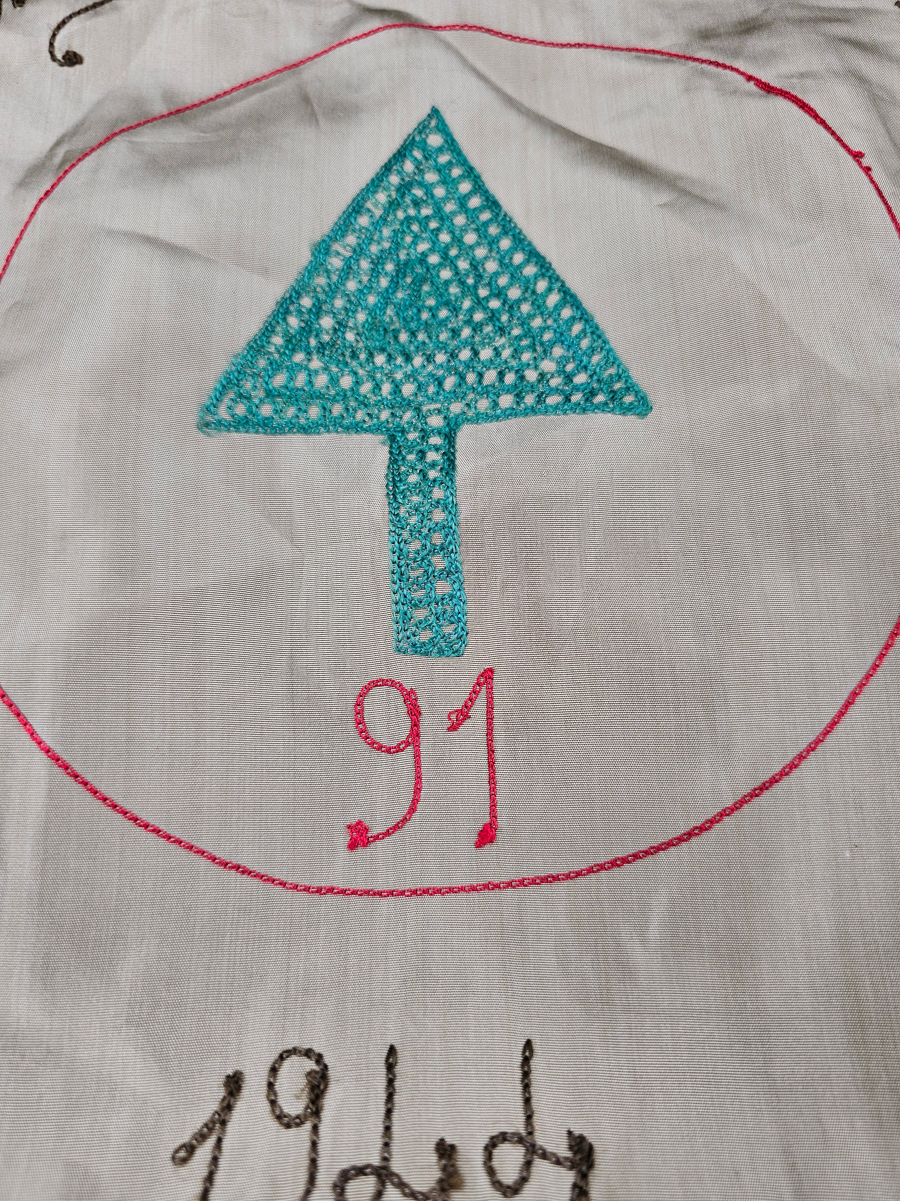 WWII 91ST INFANTRY DIVISION SOUVENIR SWEETHEART PILLOW — image 2