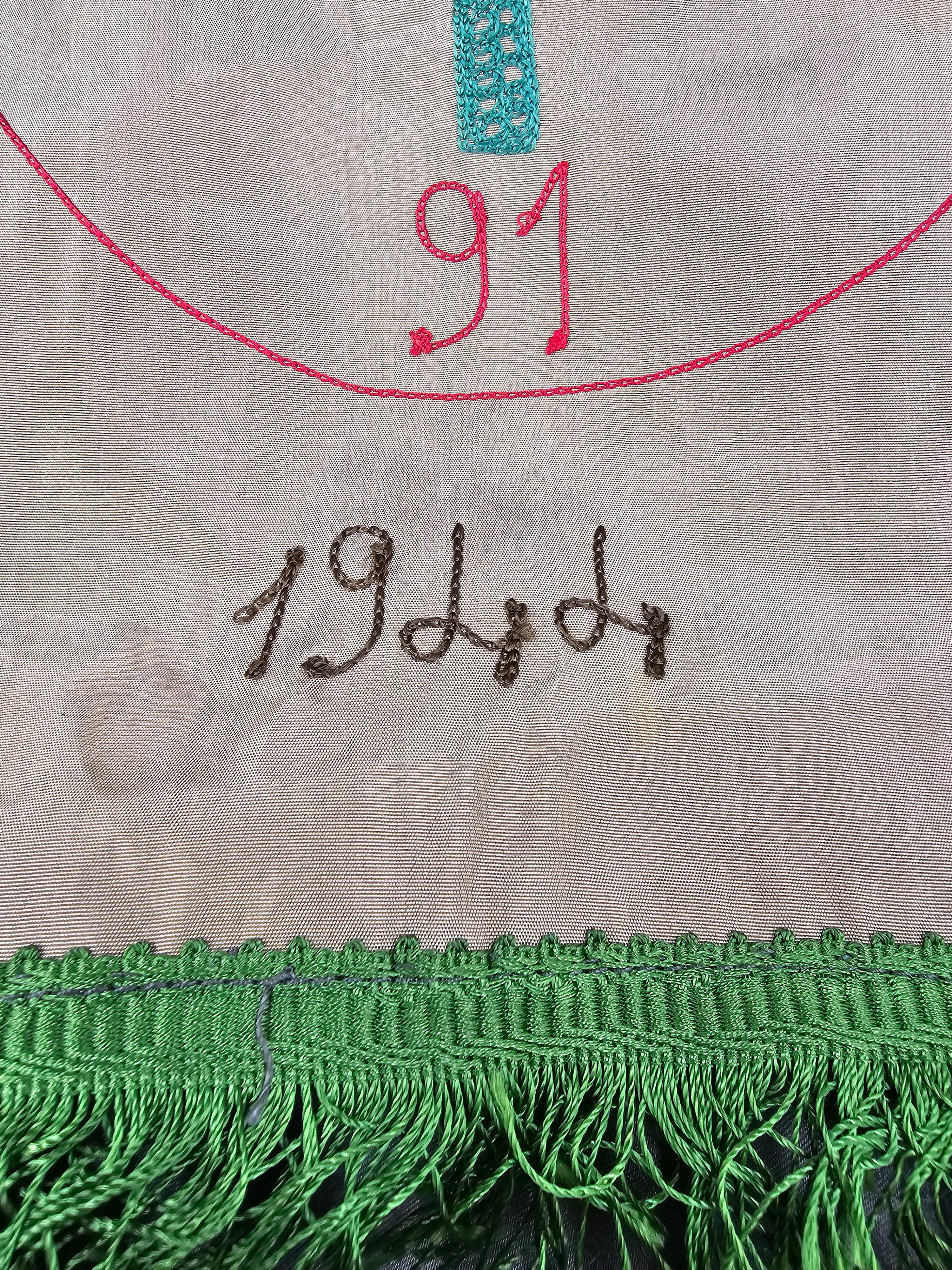 WWII 91ST INFANTRY DIVISION SOUVENIR SWEETHEART PILLOW — image 4