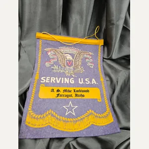 WWII US SOLDIER SON IN SERVICE BANNER