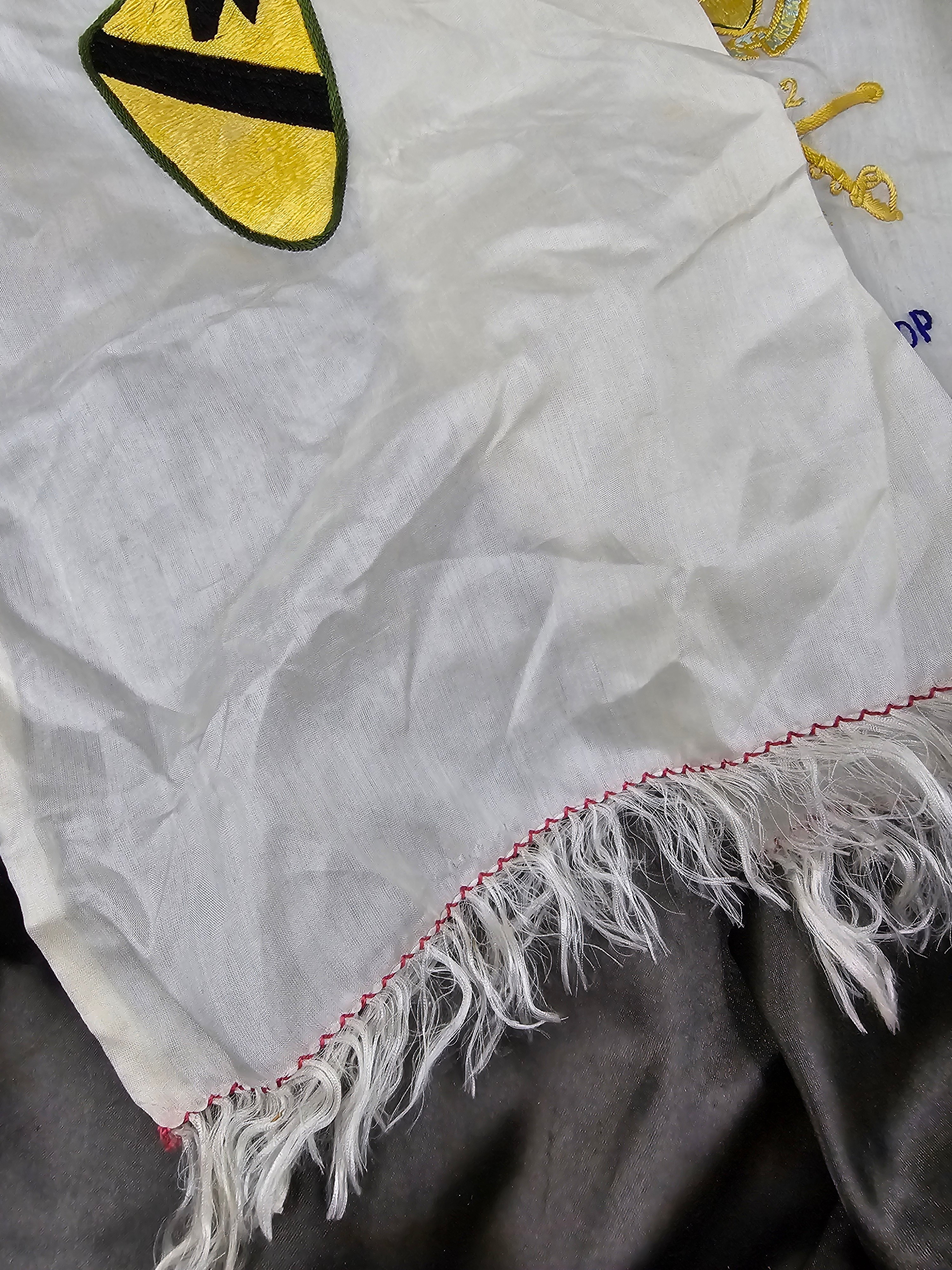 WWII ERA OCCUPATION 12TH CAVALRY NAMED PACIFIC SILK SCARF — image 4