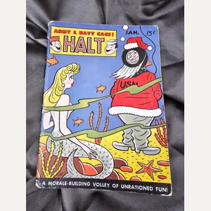 WWII HALT SOLDIERS MILITARY HUMOR BOOK