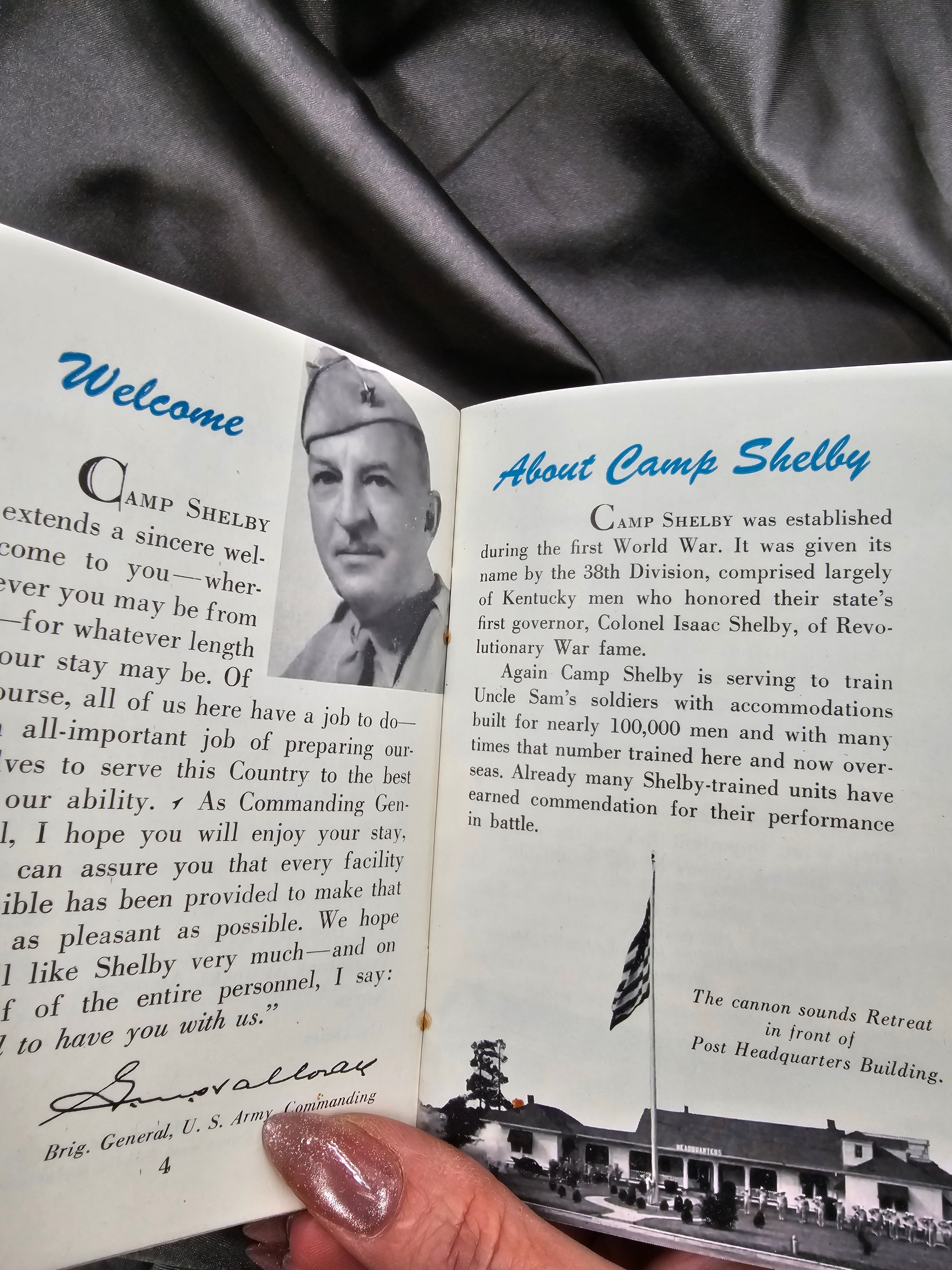 WWII US CAMP SHELBY MS HISTORY BOOKLET — image 3
