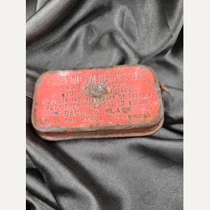 WWII ERA RED CARLISLE BANDAGE