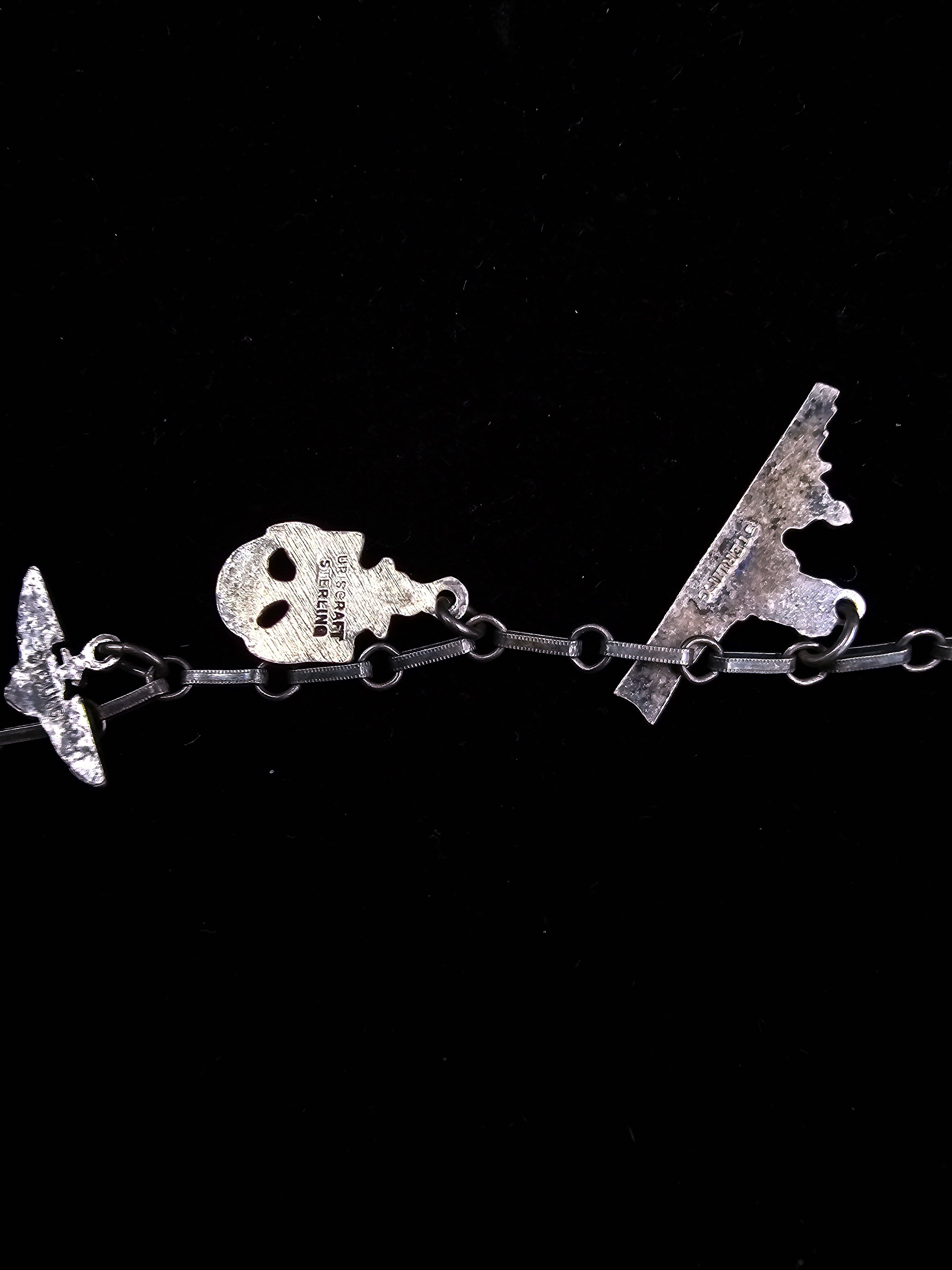 WWII ERA NAVY STERLING SWEETHEART BRACELET — image 4