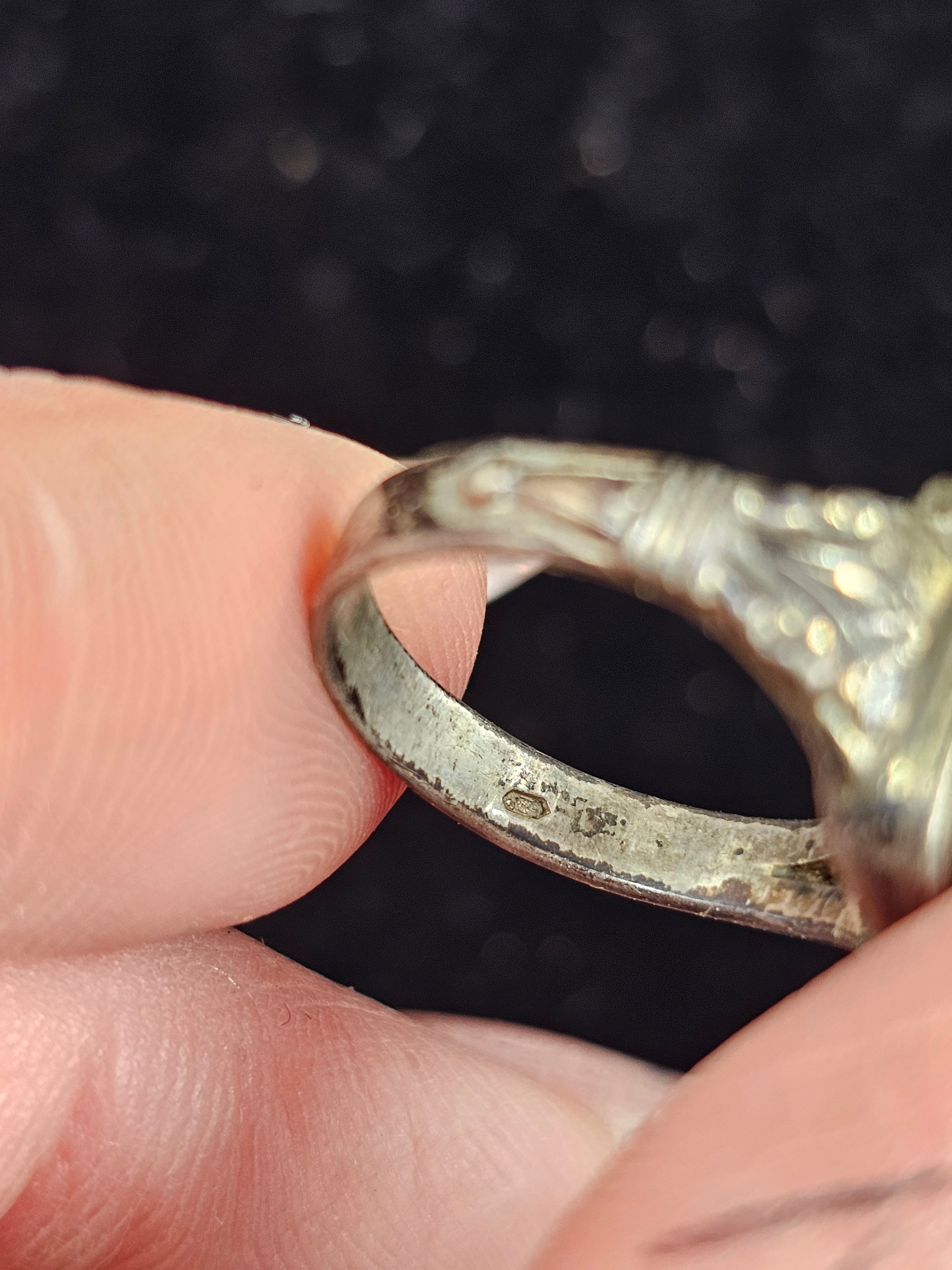 WWII OCCUPATION ERA US ARMY IN AUSTRIA SOUVENIR RING — image 4