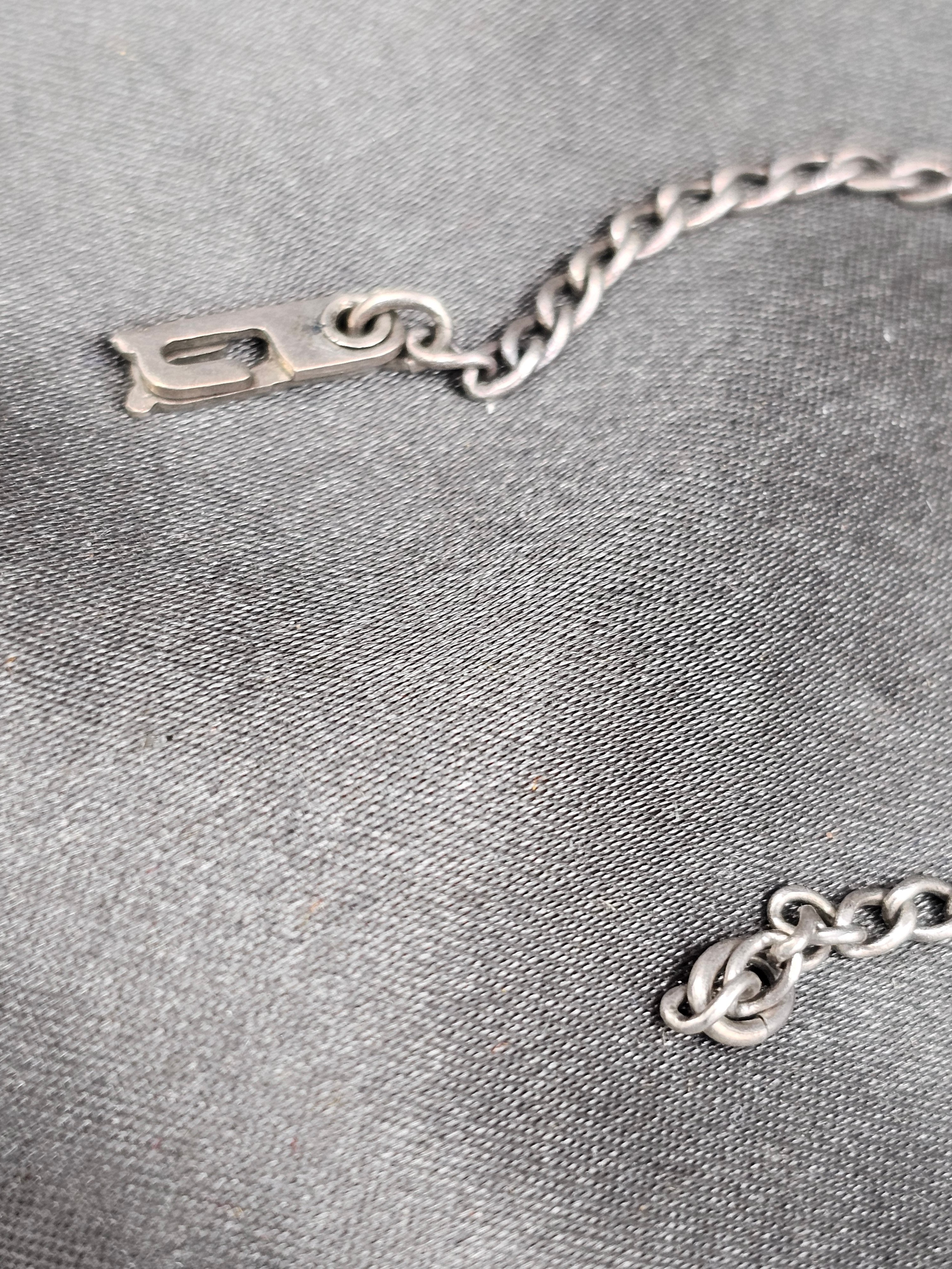 WWII US NAVY SILVER STERLING BRACELET — image 4