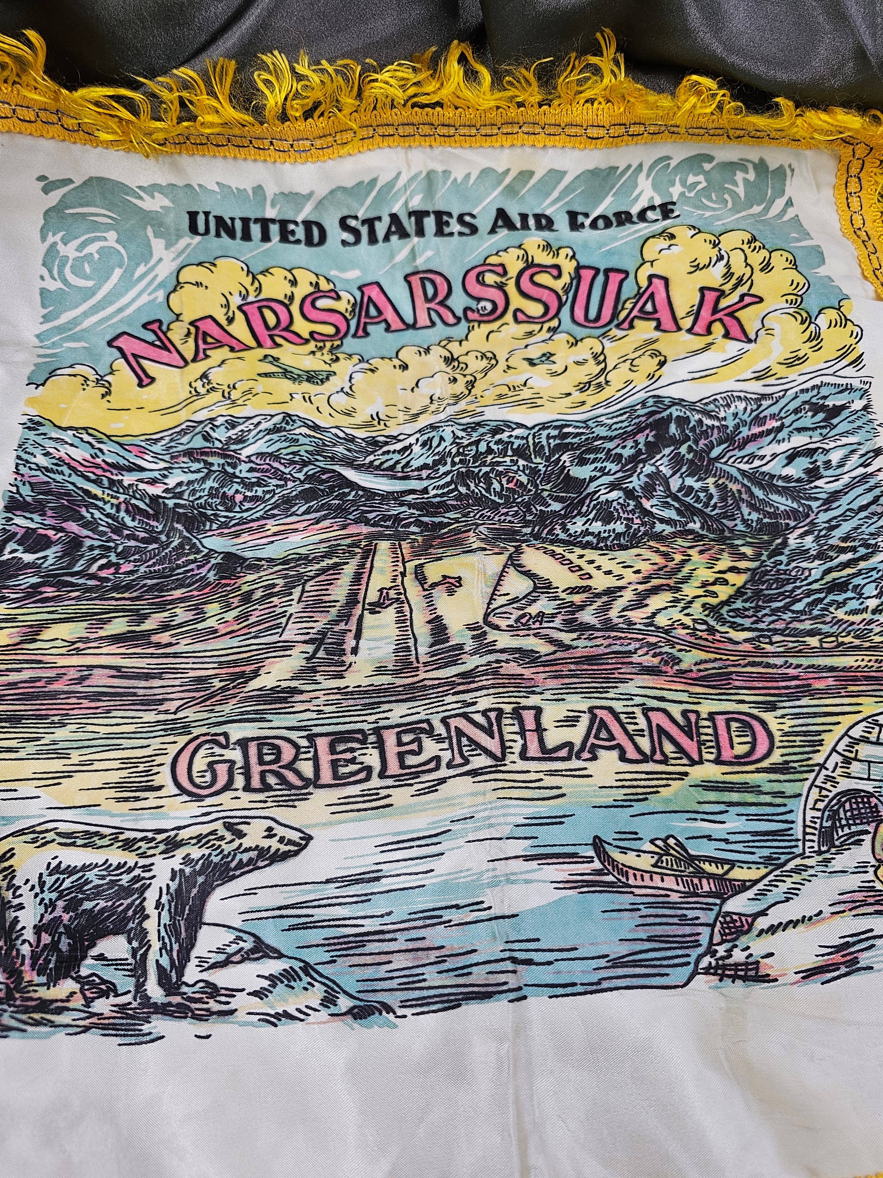 GREENLAND UNITED STATES AIR FORCE SWEETHEART PILLOW — image 2