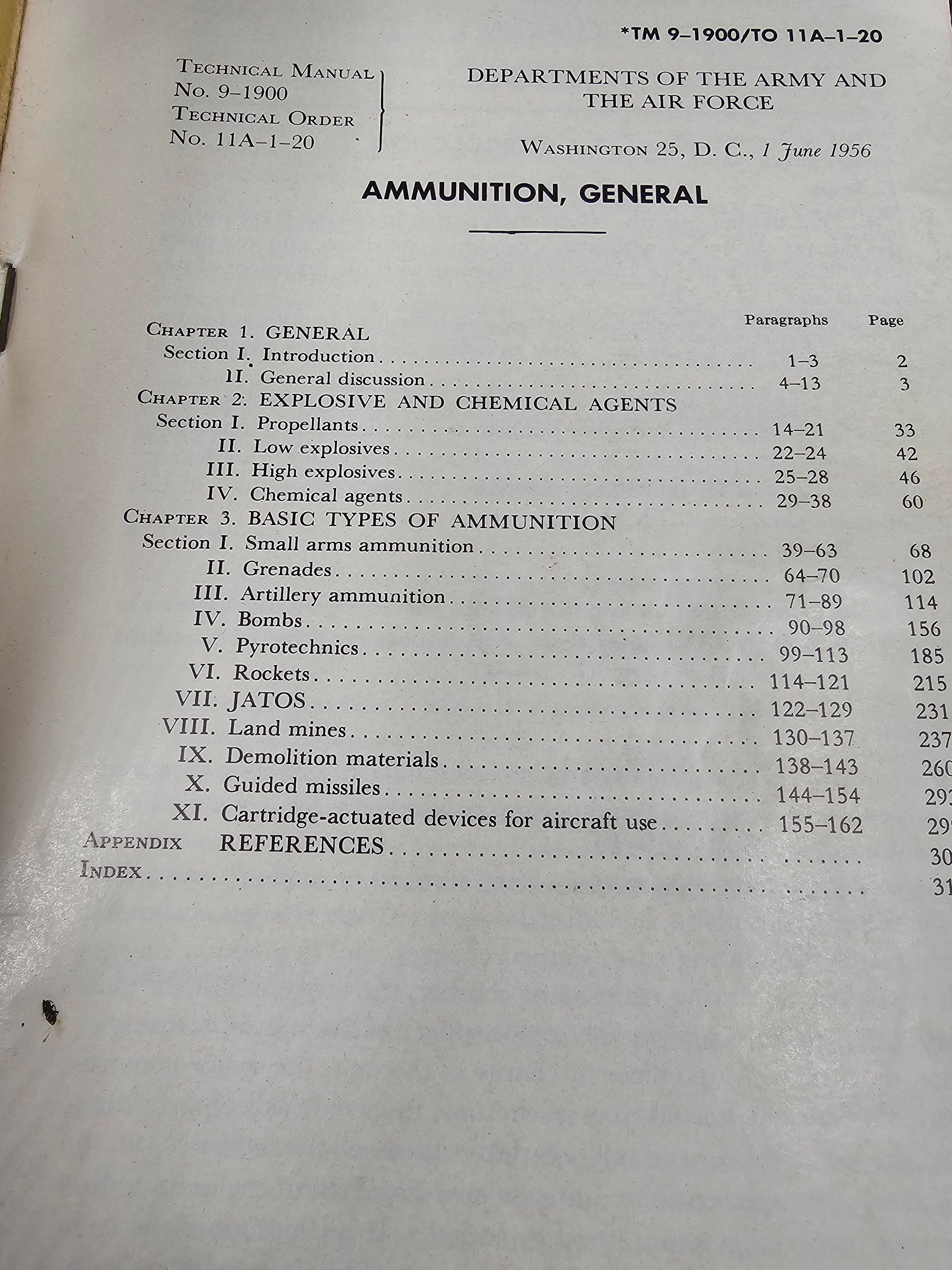 1956 ARMY AMMUNITION GENERAL MANUAL — image 2