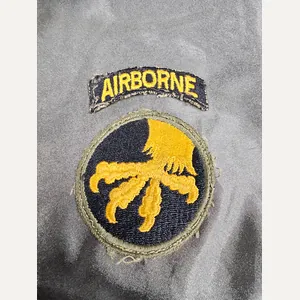 WWII UNIFORM REMOVED 17th AIRBORNE PATCH