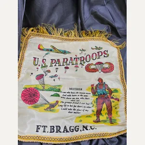 WWII FORT BRAGG PARATROOPS SWEETHEART PILLOW