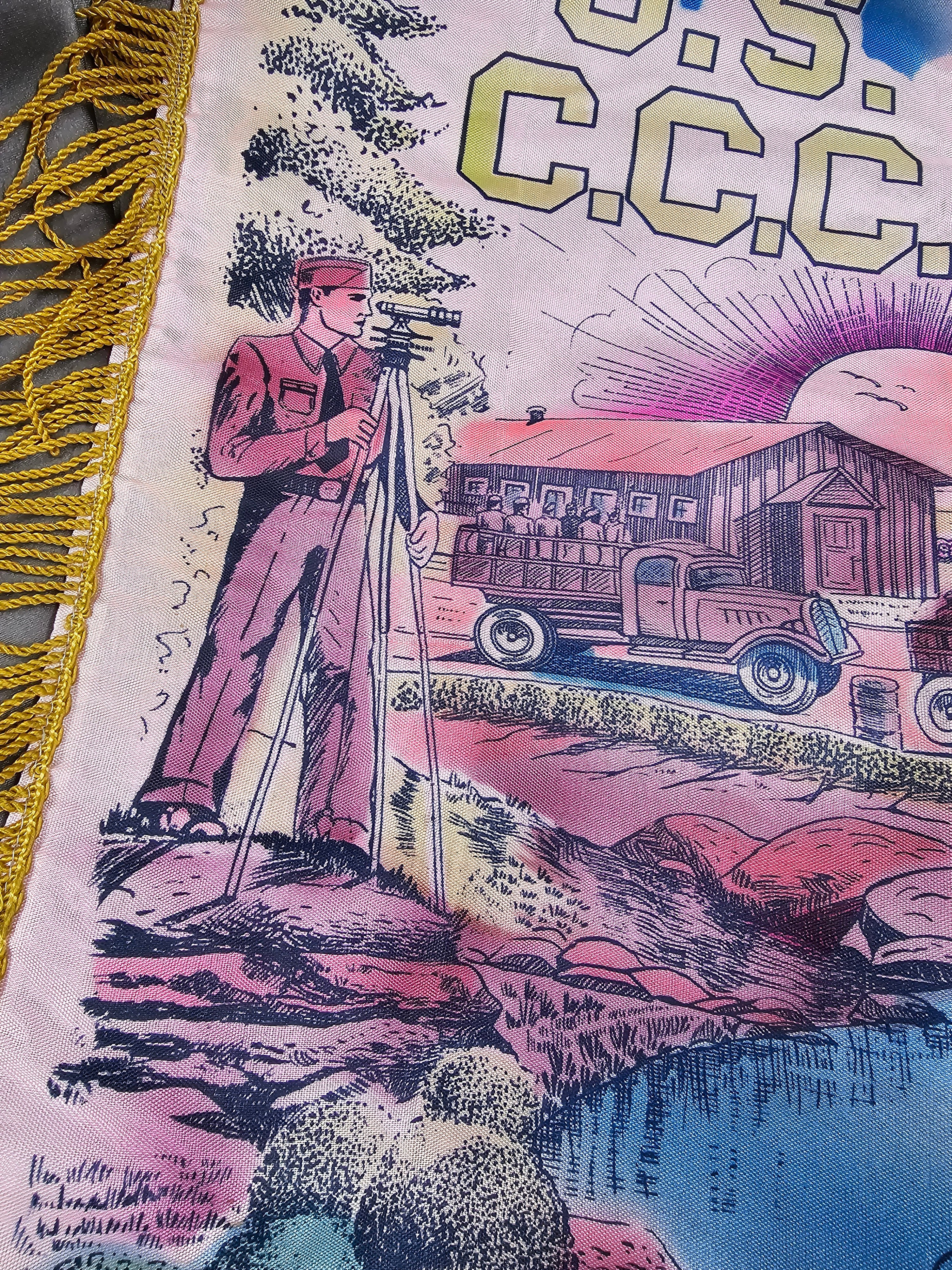 1930'S CCC SWEETHEART PILLOW — image 2