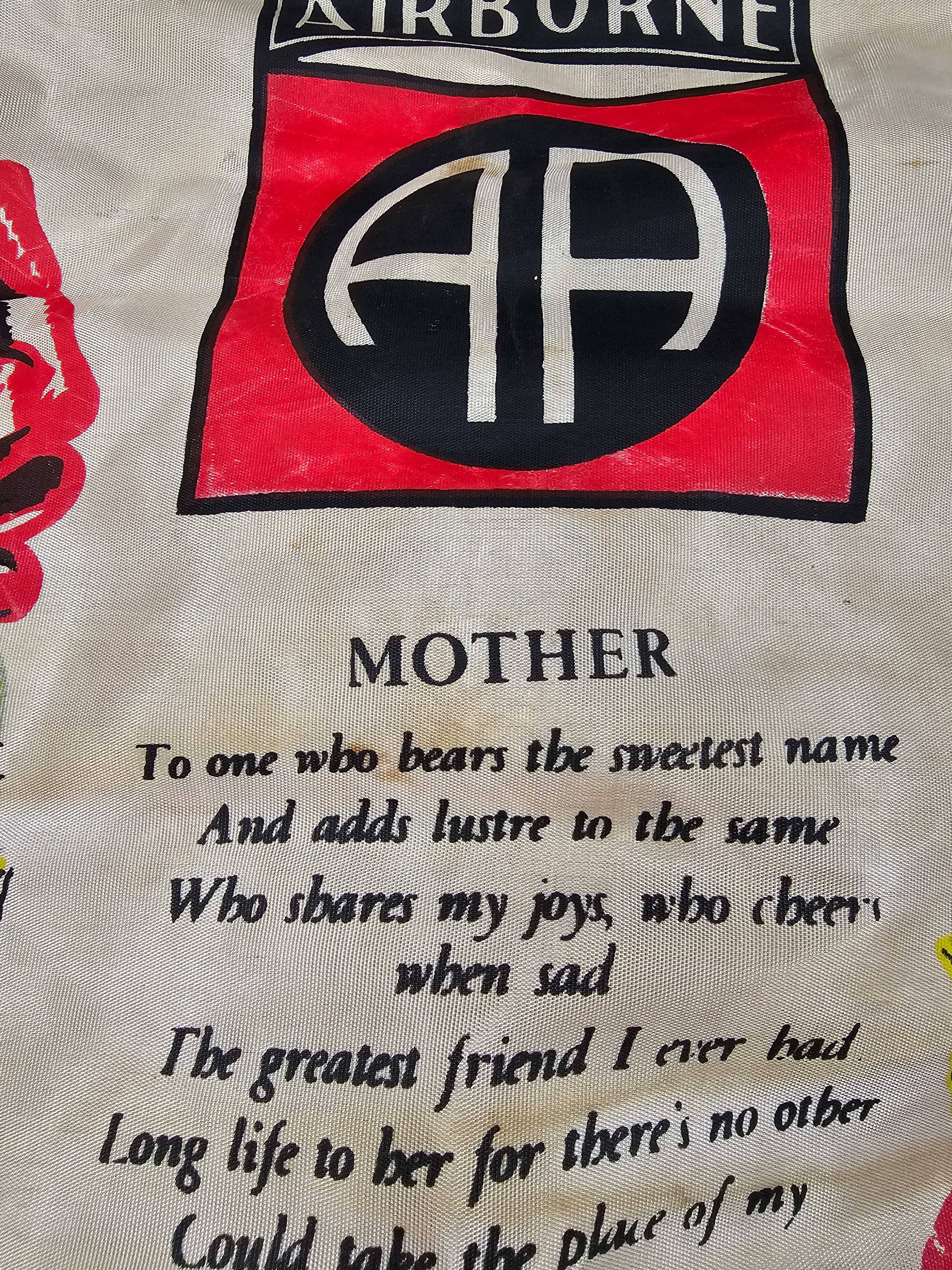 WWII 82ND AIRBORNE SWEETHEART PILLOW — image 2