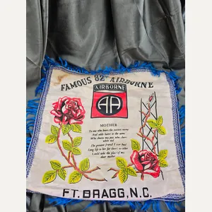 WWII 82ND AIRBORNE SWEETHEART PILLOW