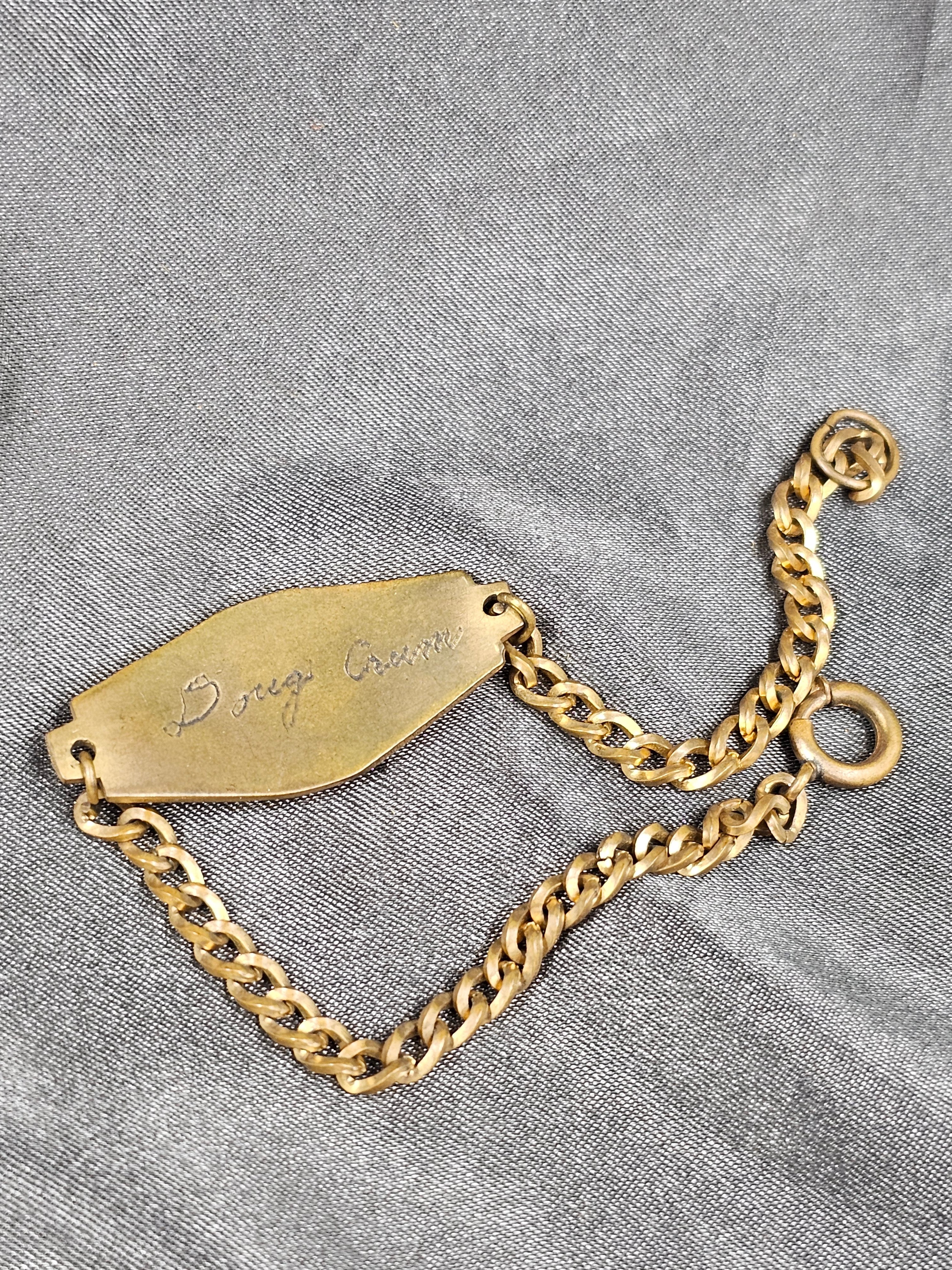WWII US COAST GUARD ID BRACELET — image 3