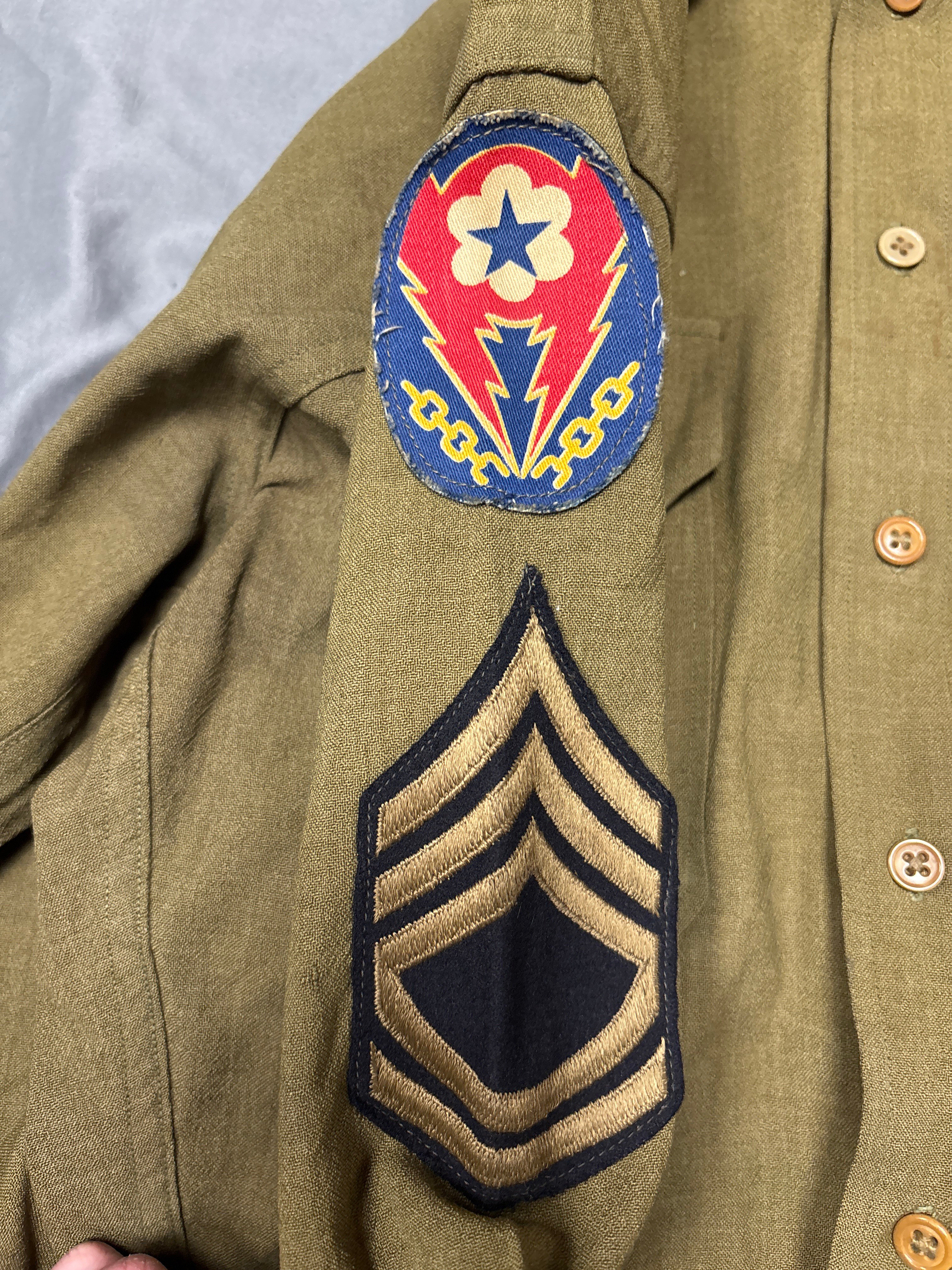 WWII ERA US ETO WOOL SHIRT — image 4