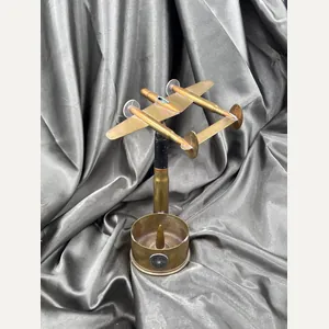 WWII ERA P38 SOUVENIR NEW GUINEA TRENCH ART ASHTRAY