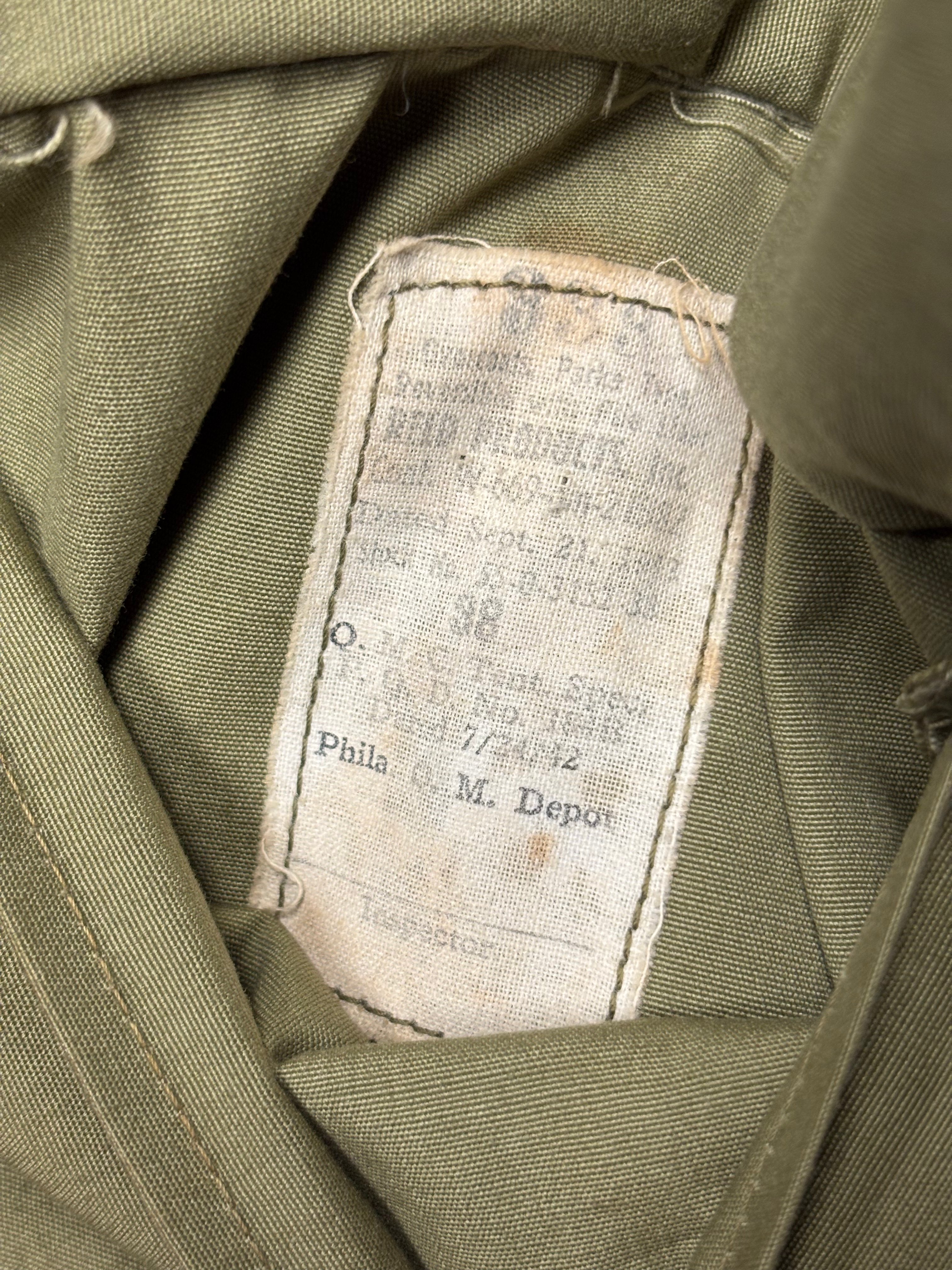 WWII US SKI MOUNTAIN PARKA WITH RARE LINER SIZE 38 — image 2