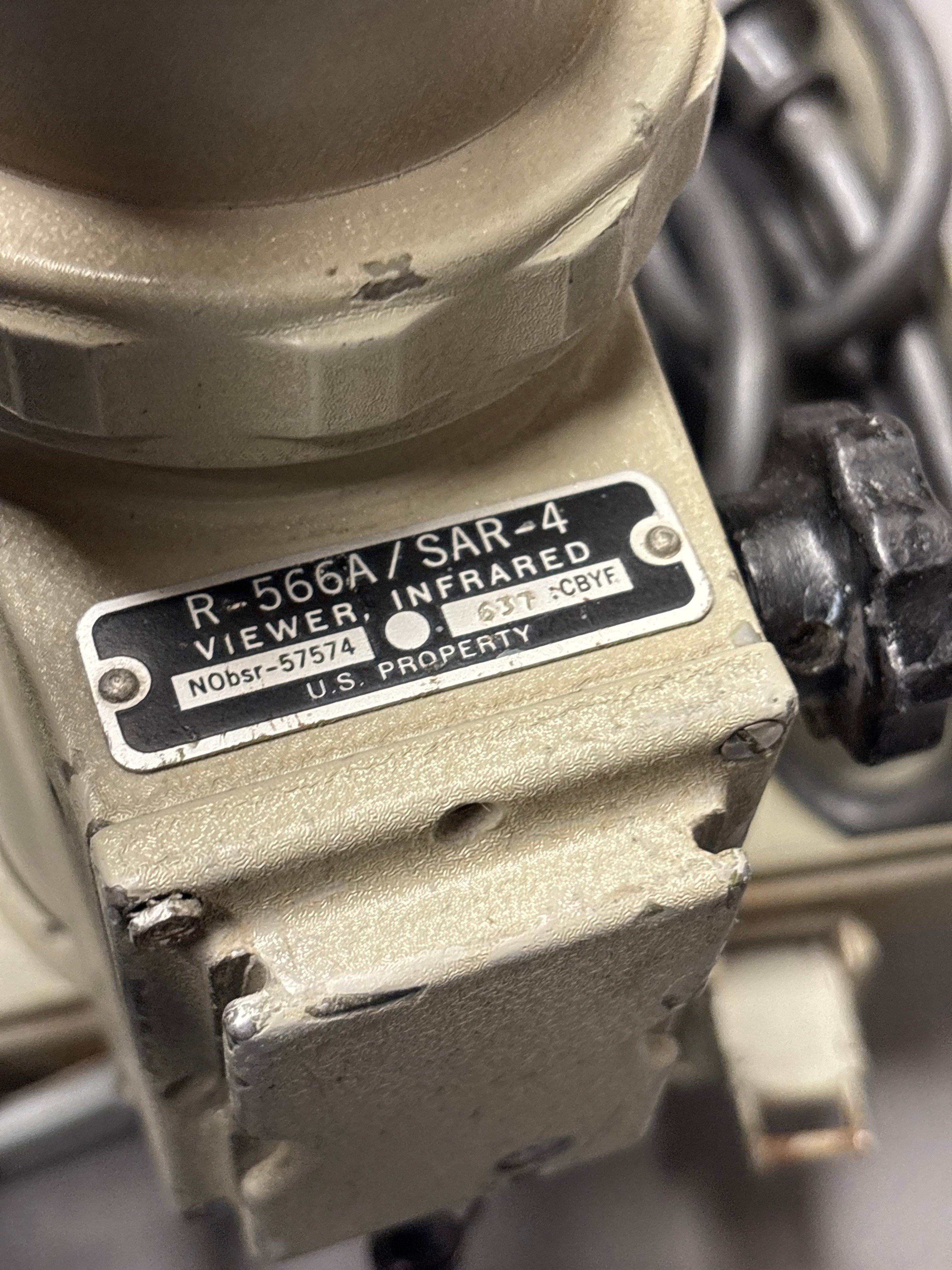 VIETNAM WAR ERA NAVY R-566A/SAR-4 INFRARED VIEWER — image 5