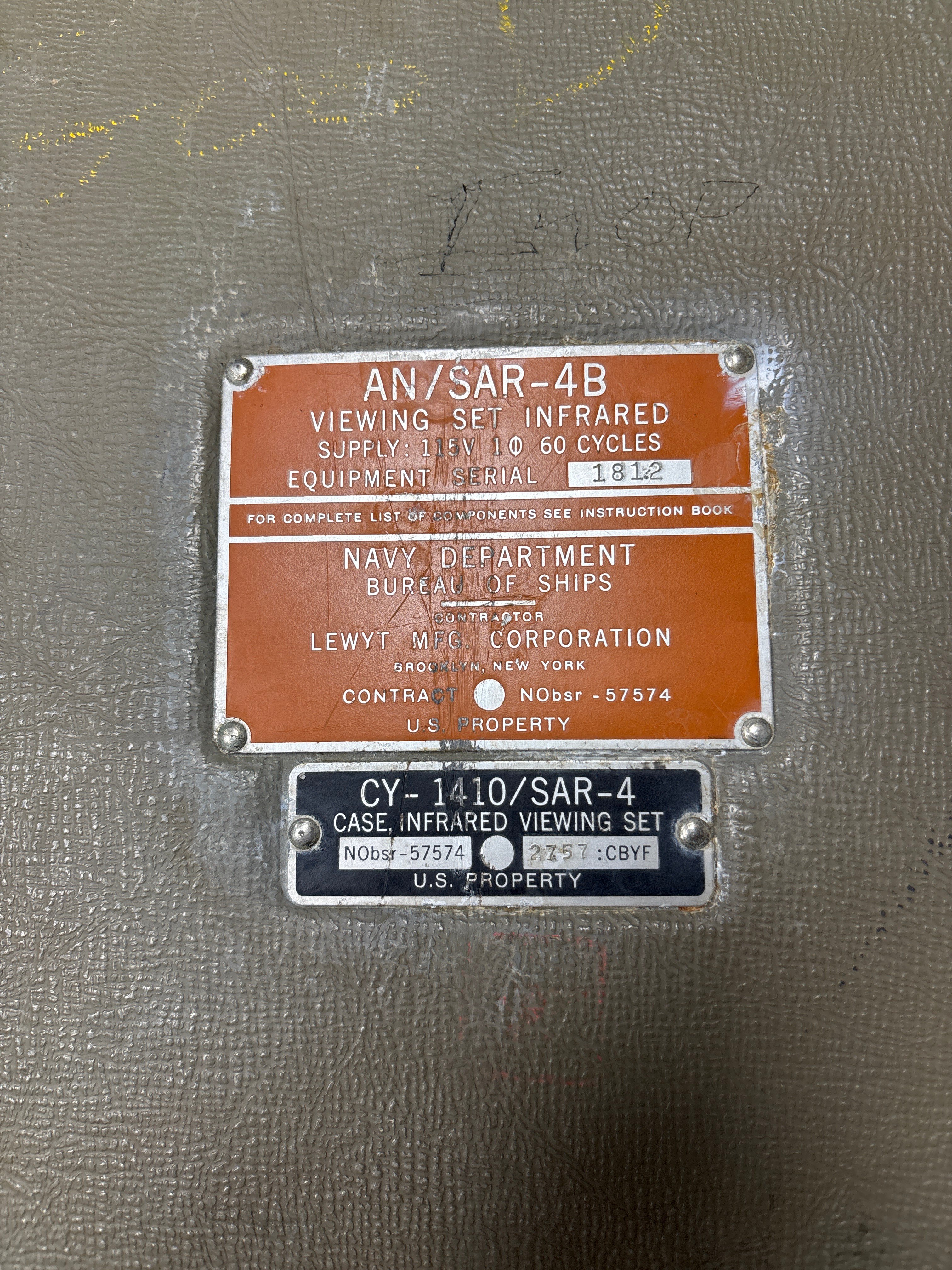 VIETNAM WAR ERA NAVY R-566A/SAR-4 INFRARED VIEWER — image 9