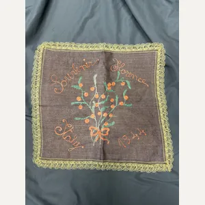 WWII US SOUVENIR OF FLORENCE HANDKERCHIEF