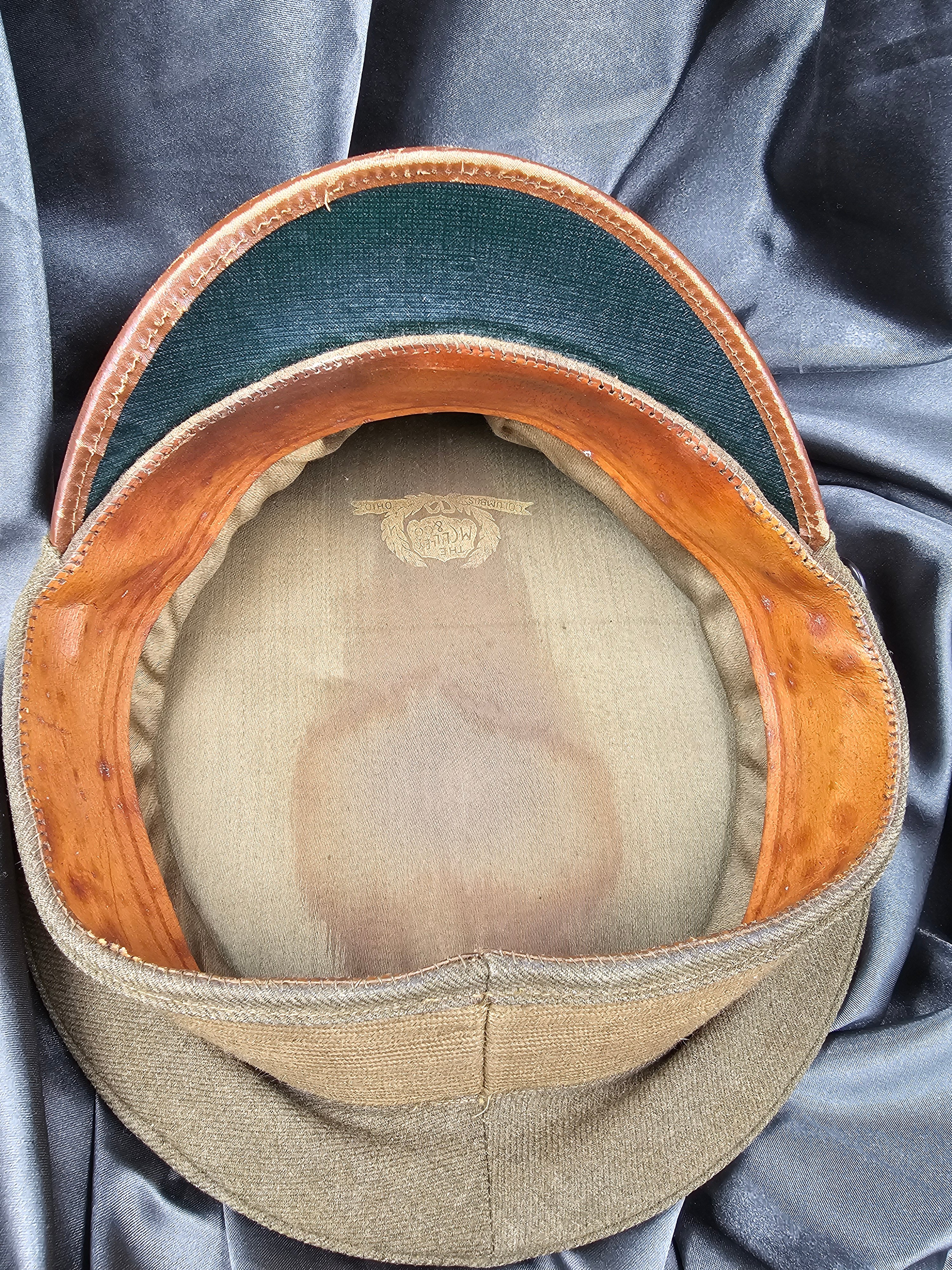 WWI US ARMY OFFICER VISOR CAP — image 3